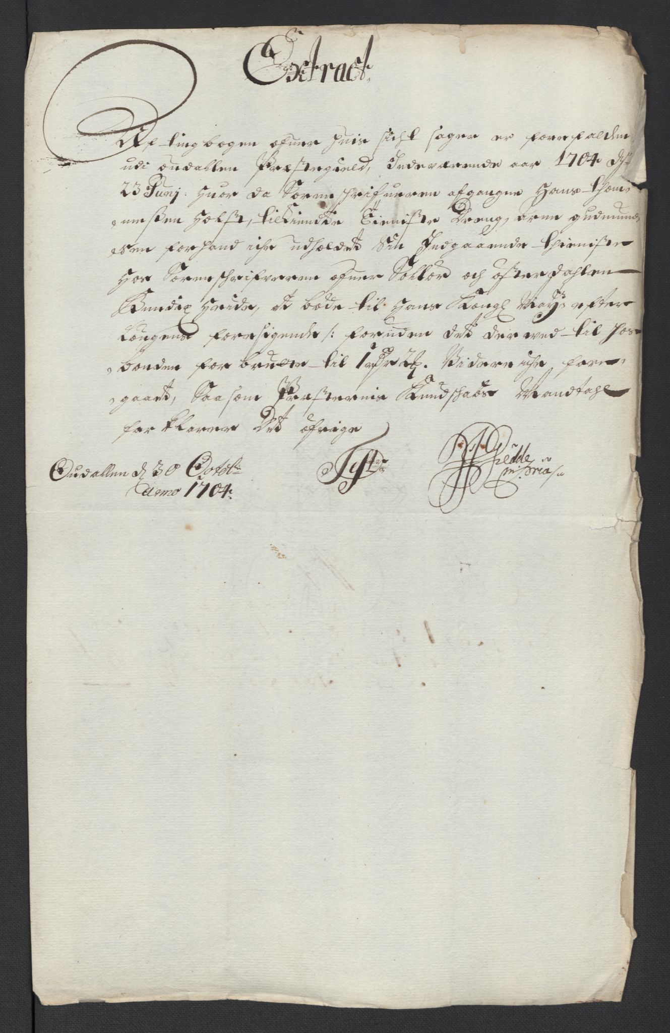 Rentekammeret inntil 1814, Reviderte regnskaper, Fogderegnskap, AV/RA-EA-4092/R13/L0842: Fogderegnskap Solør, Odal og Østerdal, 1704, p. 33