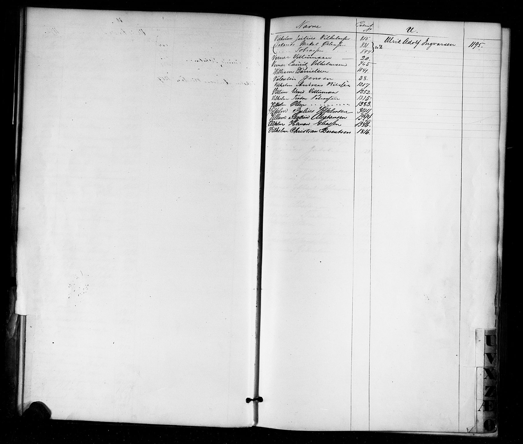 Farsund mønstringskrets, SAK/2031-0017/F/Fa/L0001: Annotasjonsrulle nr 1-1920 med register, M-1, 1869-1877, p. 22