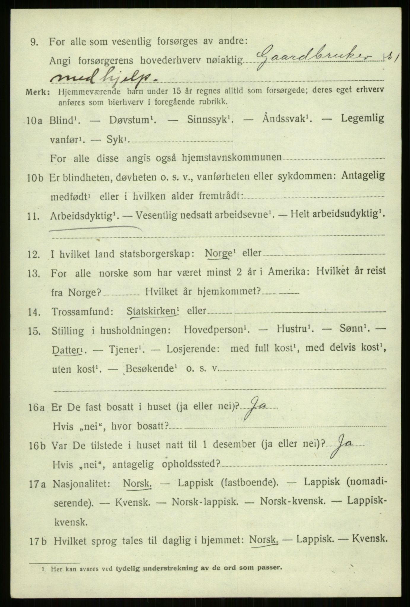 SATØ, 1920 census for Trondenes, 1920, p. 17975