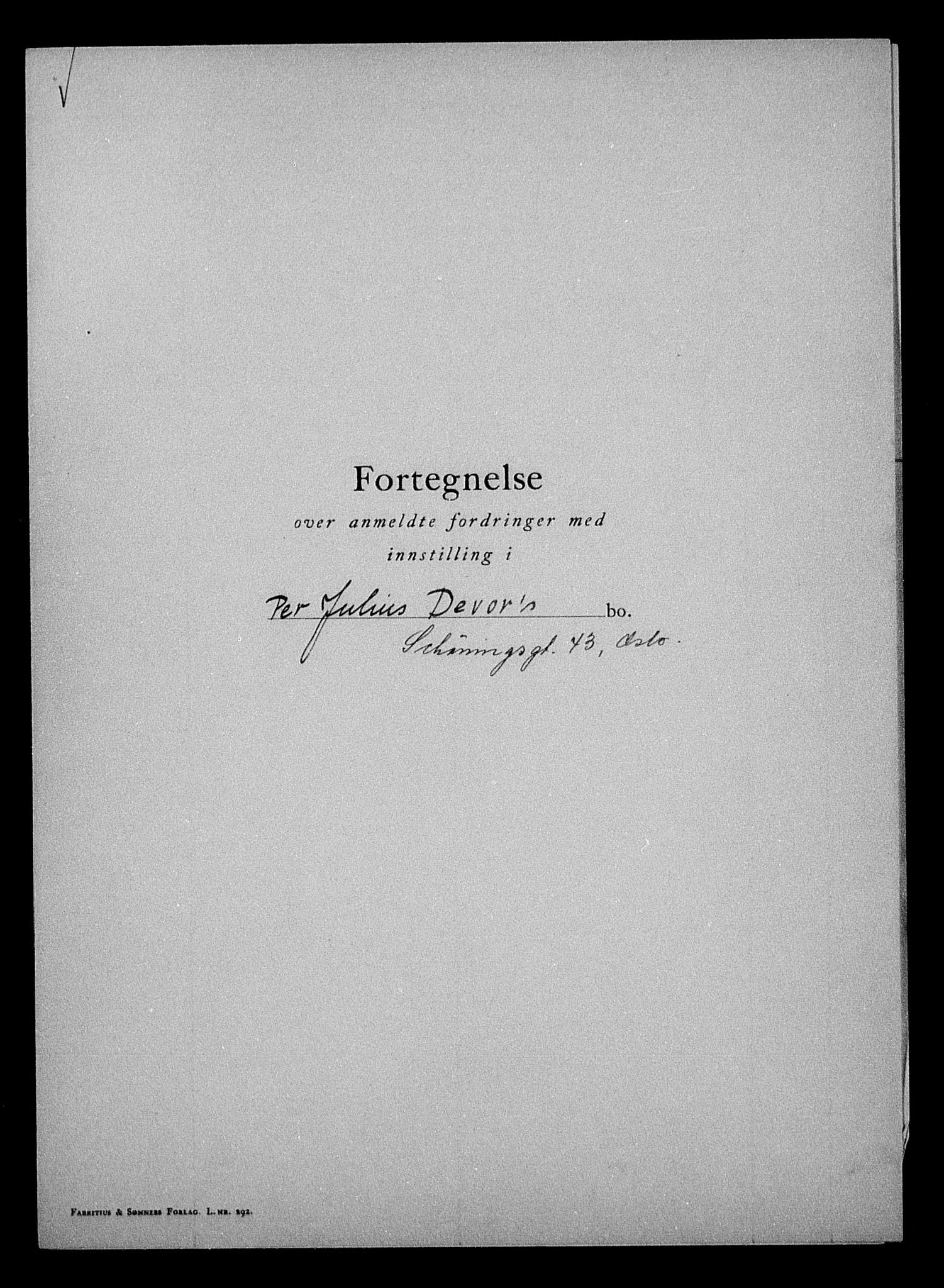 Justisdepartementet, Tilbakeføringskontoret for inndratte formuer, AV/RA-S-1564/H/Hc/Hcc/L0930: --, 1945-1947, p. 148