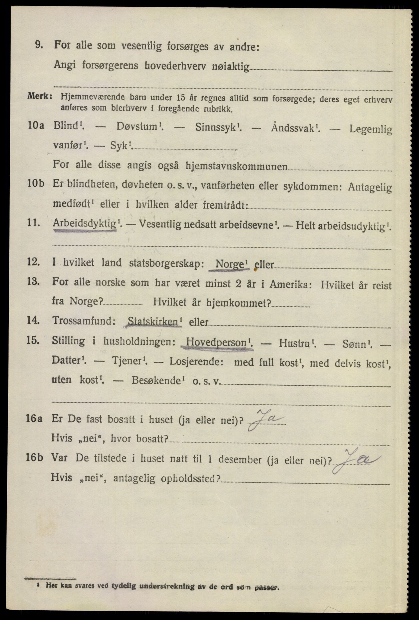 SAO, 1920 census for Skedsmo, 1920, p. 4312