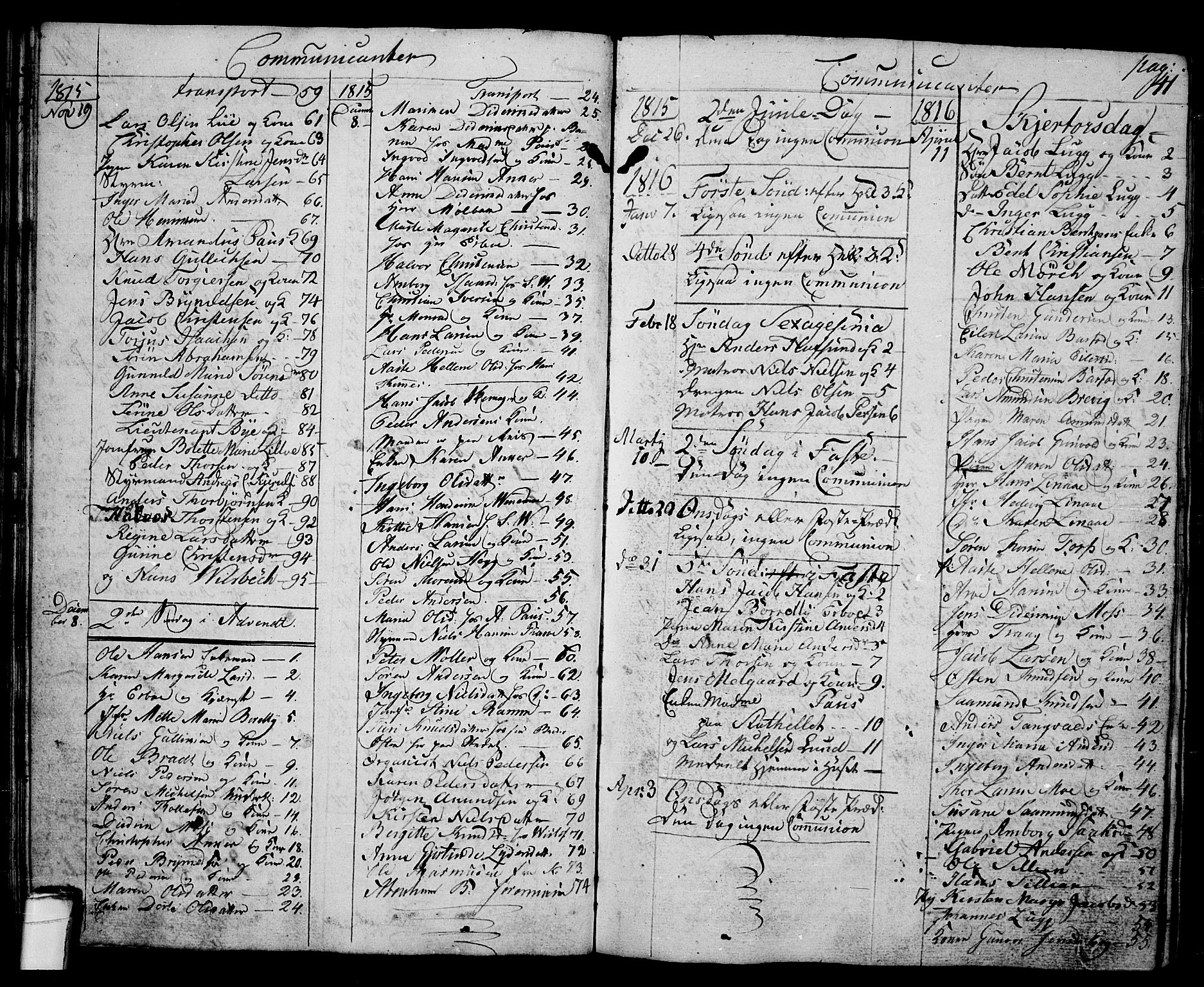 Langesund kirkebøker, AV/SAKO-A-280/G/Ga/L0002: Parish register (copy) no. 2, 1801-1815, p. 41