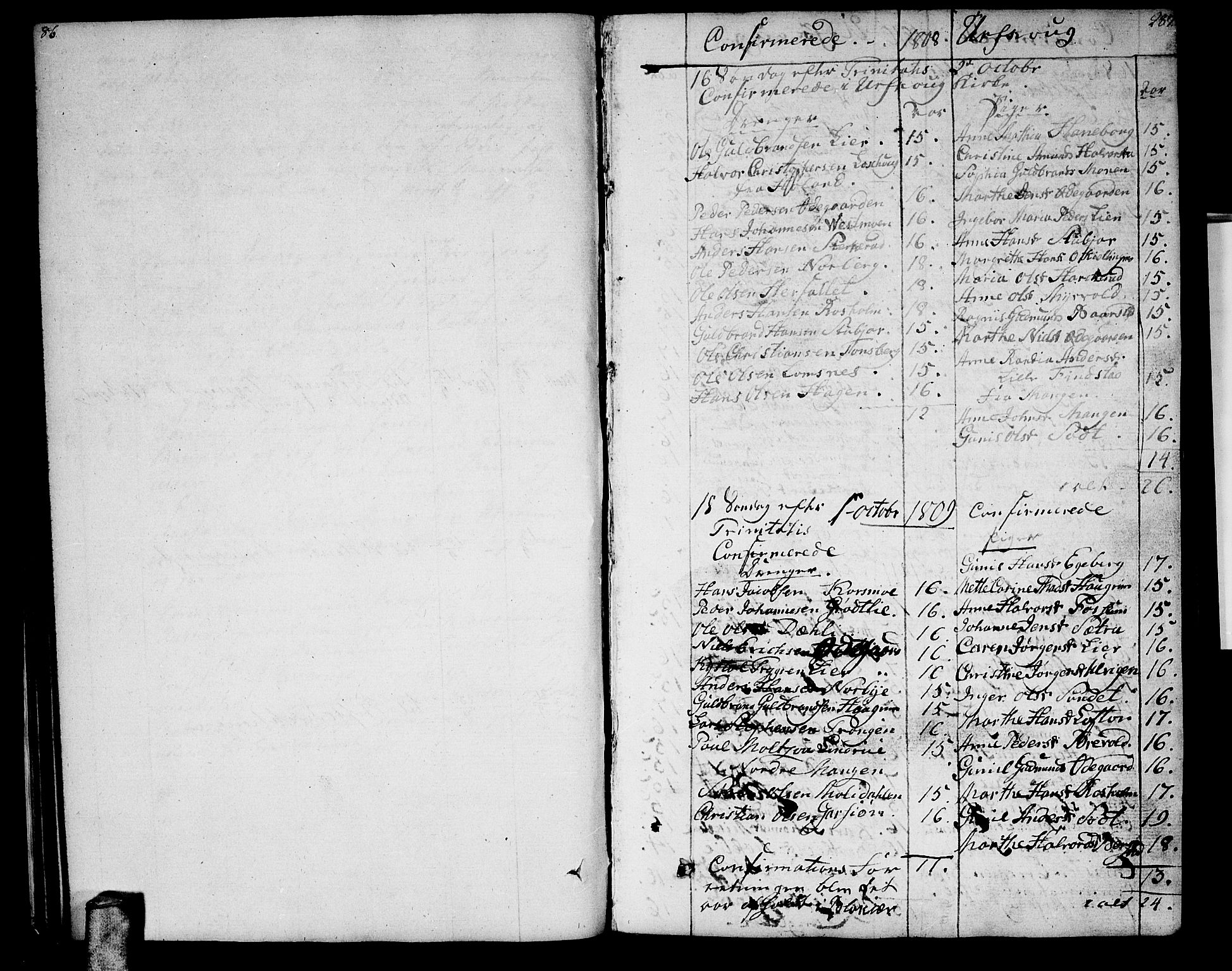 Aurskog prestekontor Kirkebøker, AV/SAO-A-10304a/F/Fa/L0004: Parish register (official) no. I 4, 1807-1814, p. 286-287