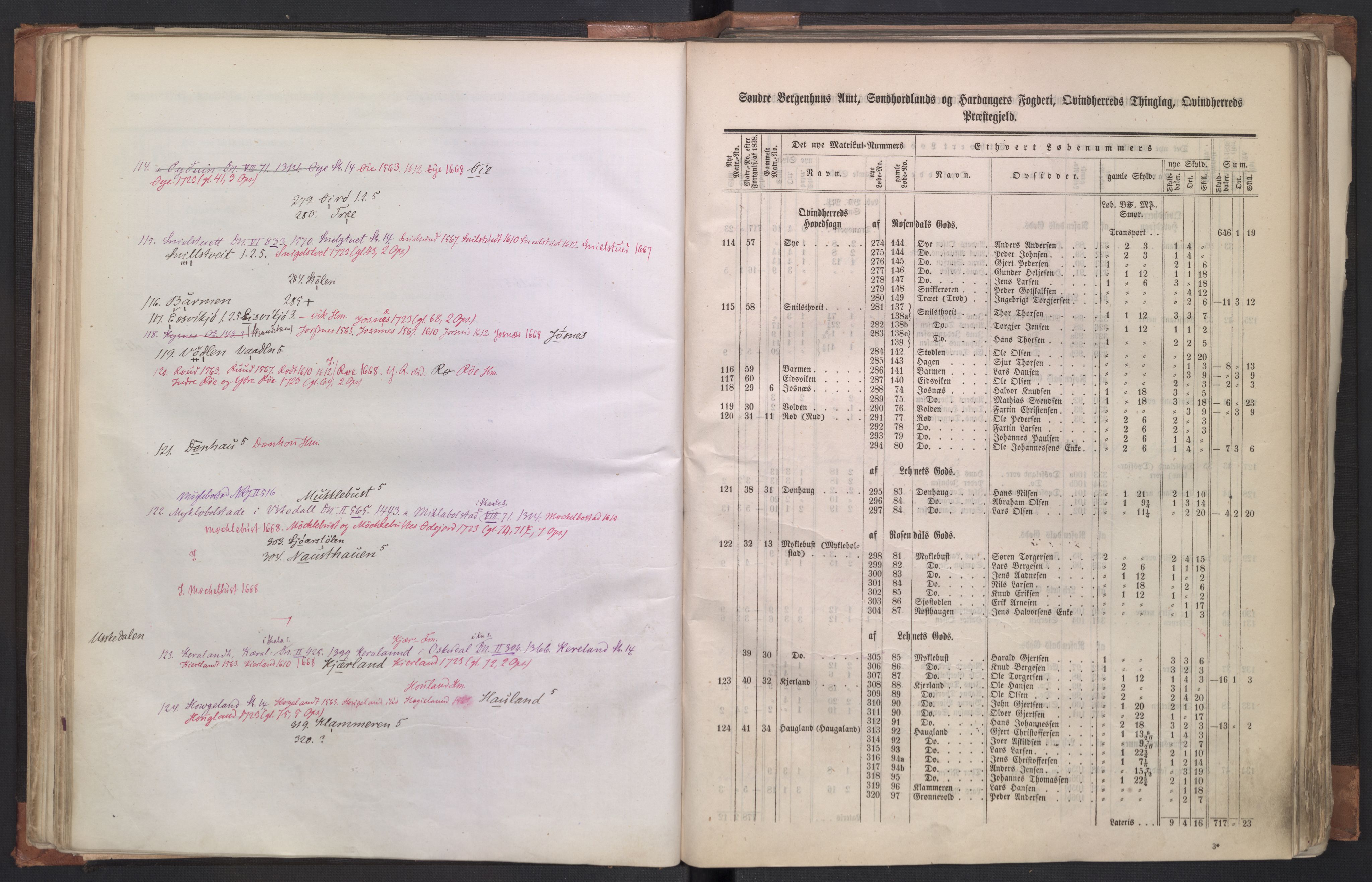 Rygh, AV/RA-PA-0034/F/Fb/L0011: Matrikkelen for 1838 - Søndre Bergenhus amt (Hordaaland fylke), 1838