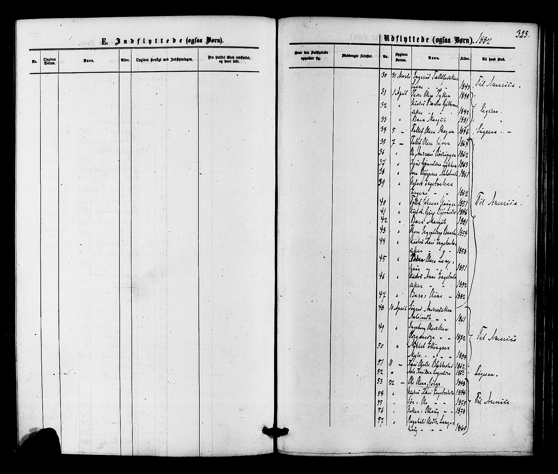 Gol kirkebøker, SAKO/A-226/F/Fa/L0004: Parish register (official) no. I 4, 1876-1886, p. 325