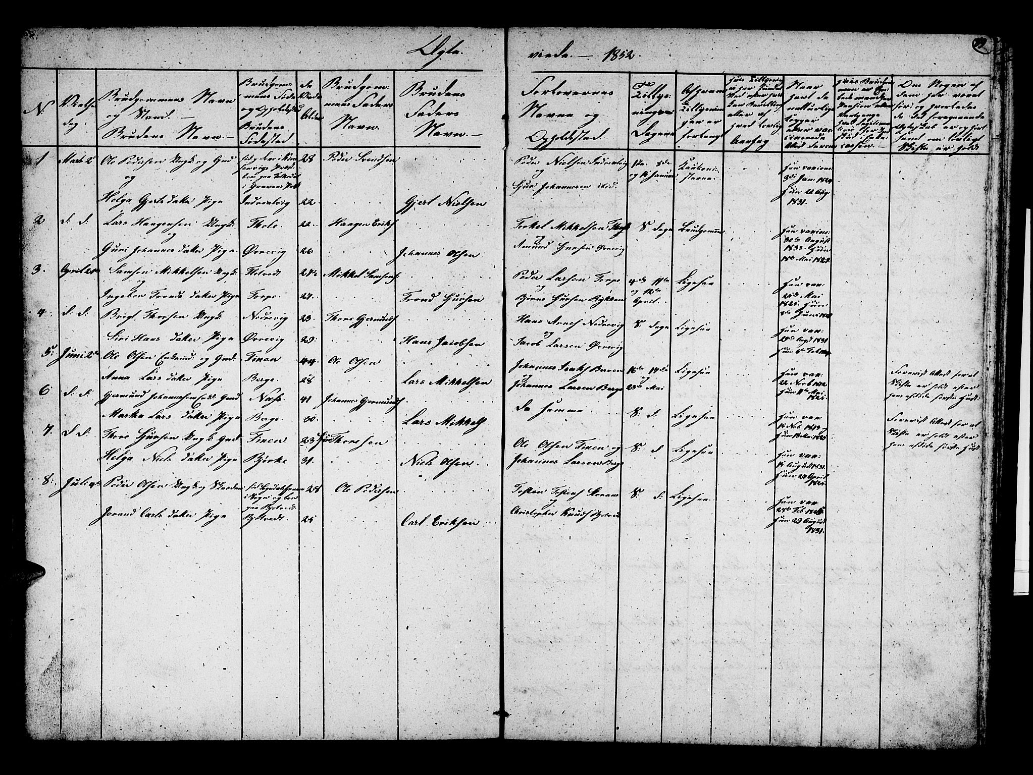 Kvam sokneprestembete, SAB/A-76201/H/Hab: Parish register (copy) no. C 1, 1852-1862, p. 89