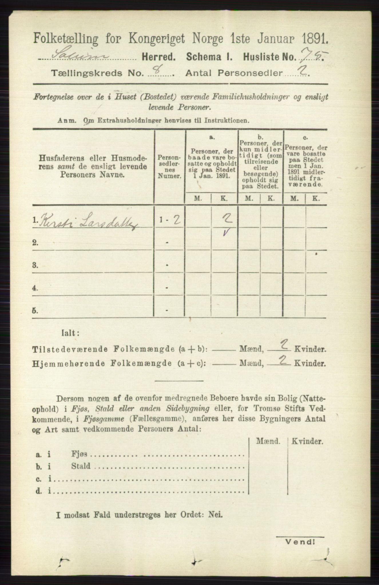 RA, 1891 census for 0818 Solum, 1891, p. 4102