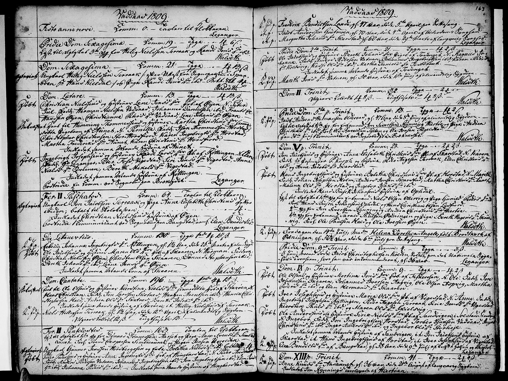 Ministerialprotokoller, klokkerbøker og fødselsregistre - Nordland, AV/SAT-A-1459/810/L0137: Parish register (official) no. 810A01, 1752-1817, p. 163
