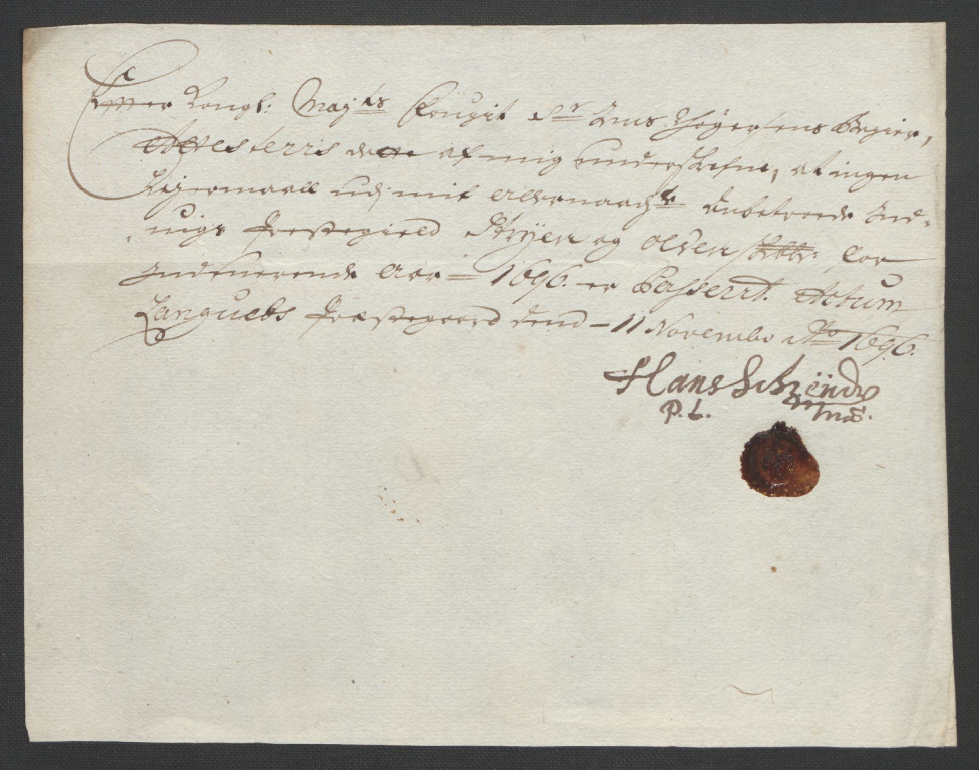 Rentekammeret inntil 1814, Reviderte regnskaper, Fogderegnskap, AV/RA-EA-4092/R53/L3422: Fogderegnskap Sunn- og Nordfjord, 1695-1696, p. 372