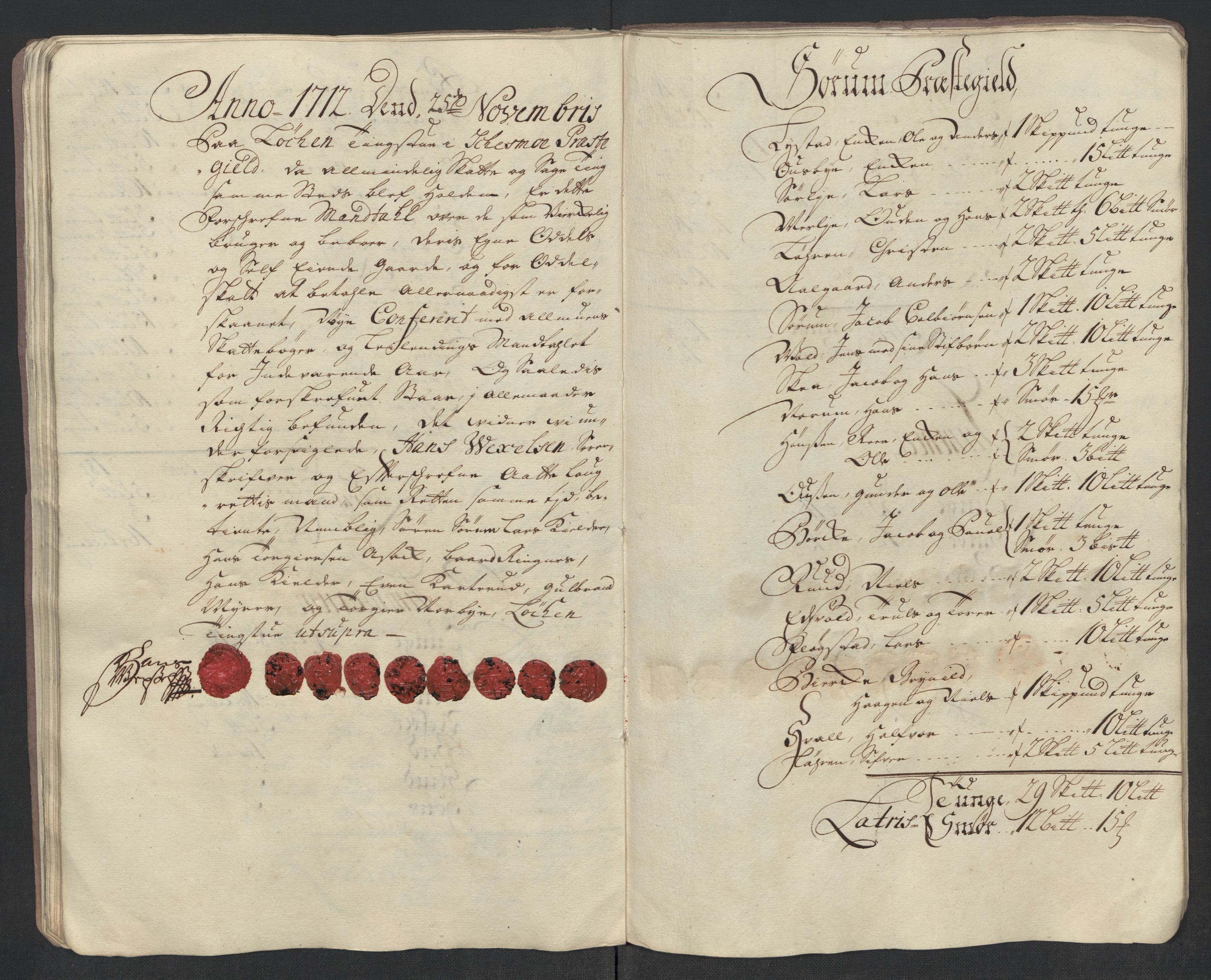 Rentekammeret inntil 1814, Reviderte regnskaper, Fogderegnskap, AV/RA-EA-4092/R11/L0594: Fogderegnskap Nedre Romerike, 1712, p. 299