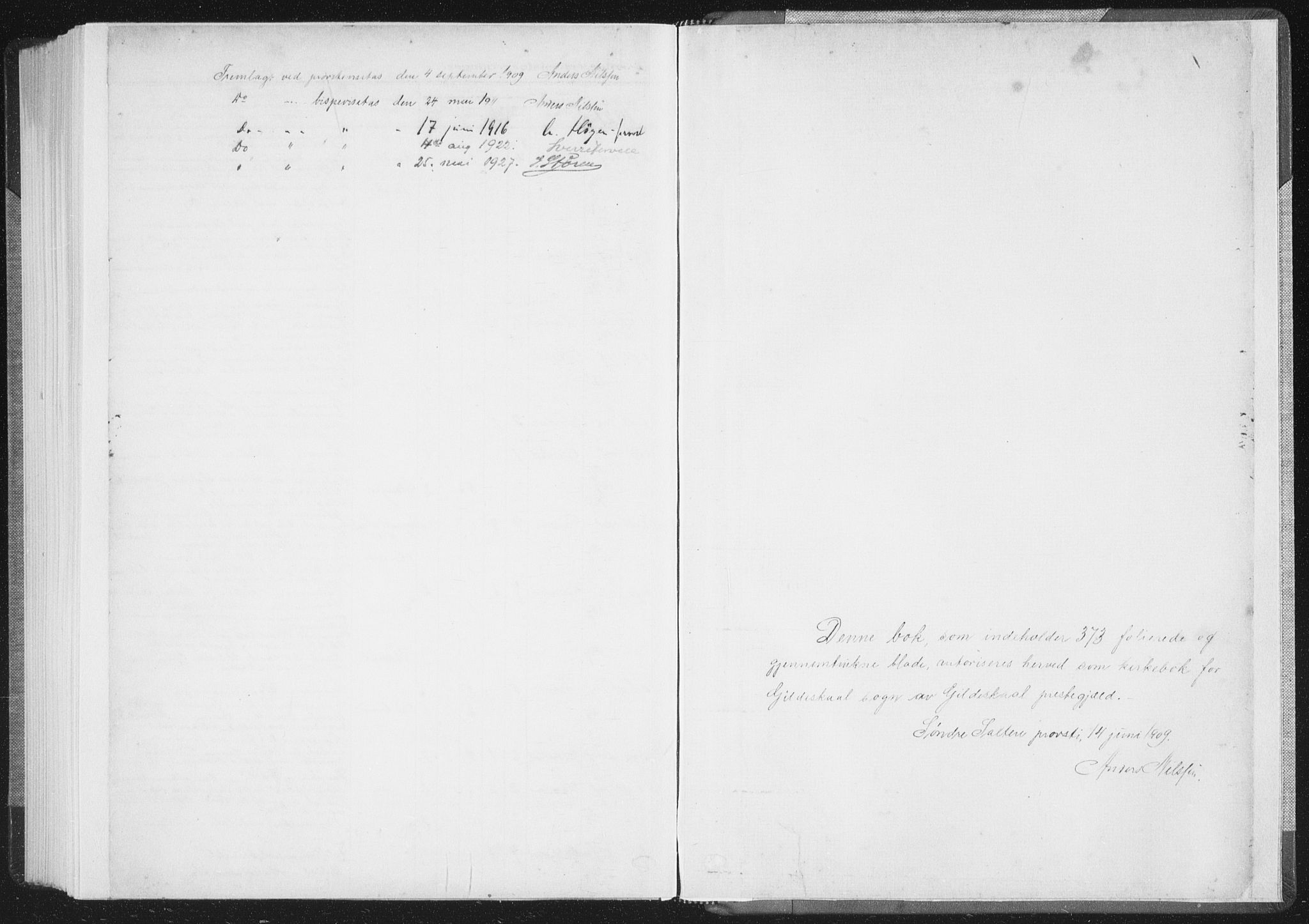 Ministerialprotokoller, klokkerbøker og fødselsregistre - Nordland, SAT/A-1459/805/L0104: Parish register (official) no. 805A09, 1909-1926