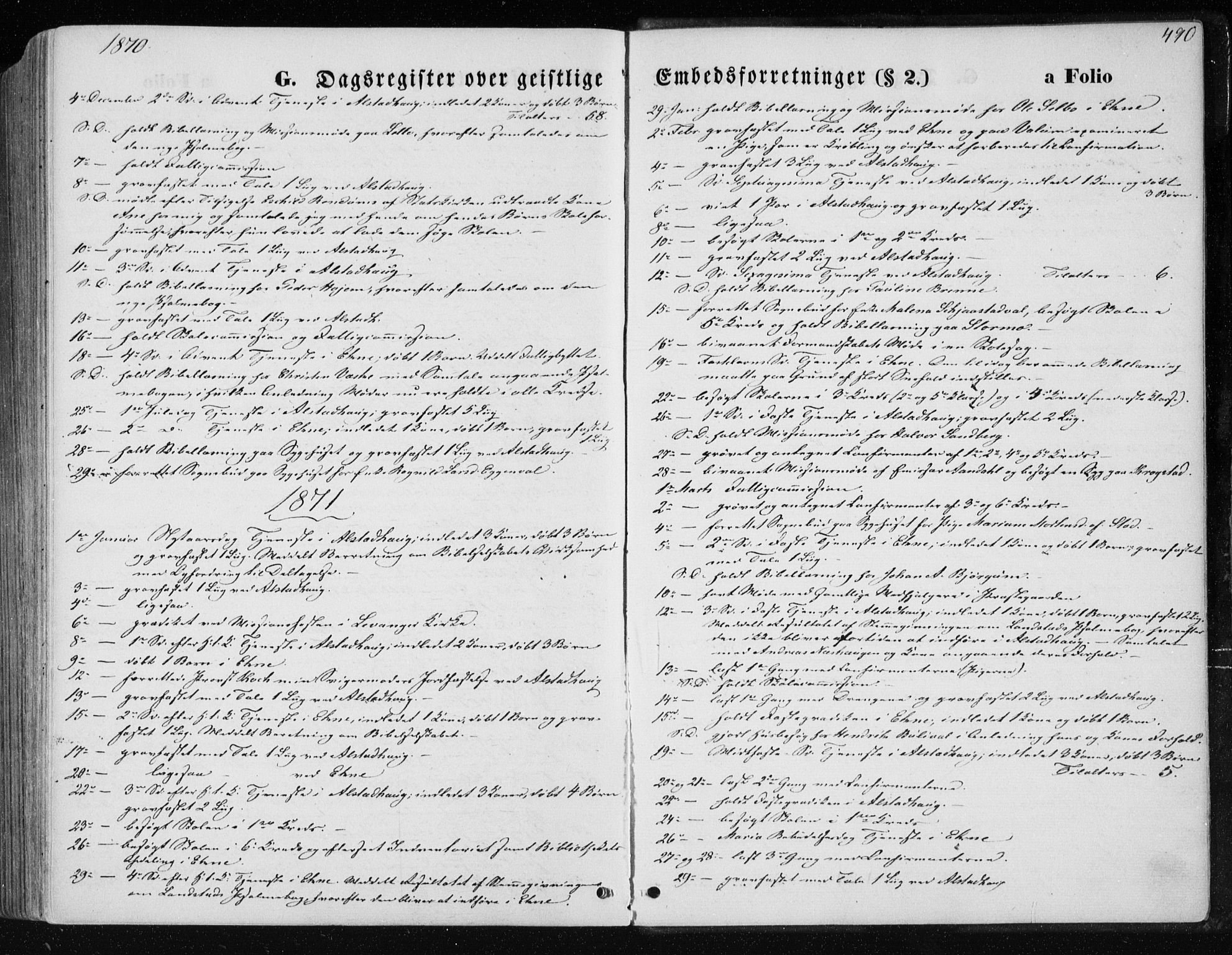 Ministerialprotokoller, klokkerbøker og fødselsregistre - Nord-Trøndelag, SAT/A-1458/717/L0157: Parish register (official) no. 717A08 /1, 1863-1877, p. 490