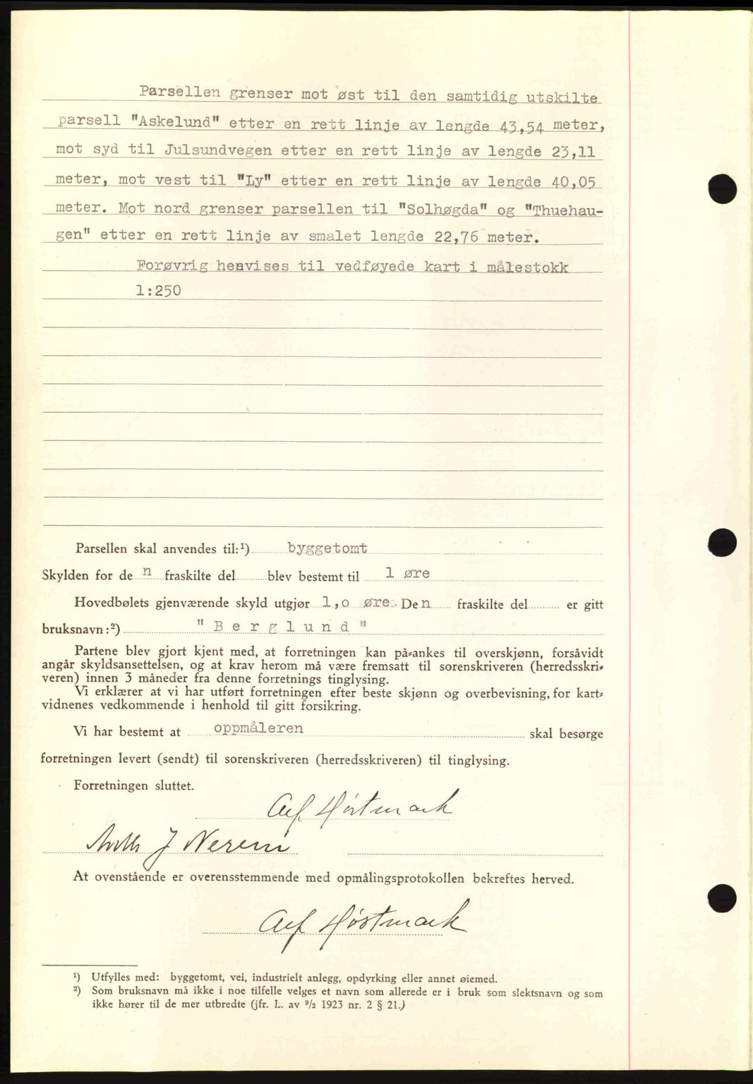 Romsdal sorenskriveri, AV/SAT-A-4149/1/2/2C: Mortgage book no. A11, 1941-1942, Diary no: : 2377/1941