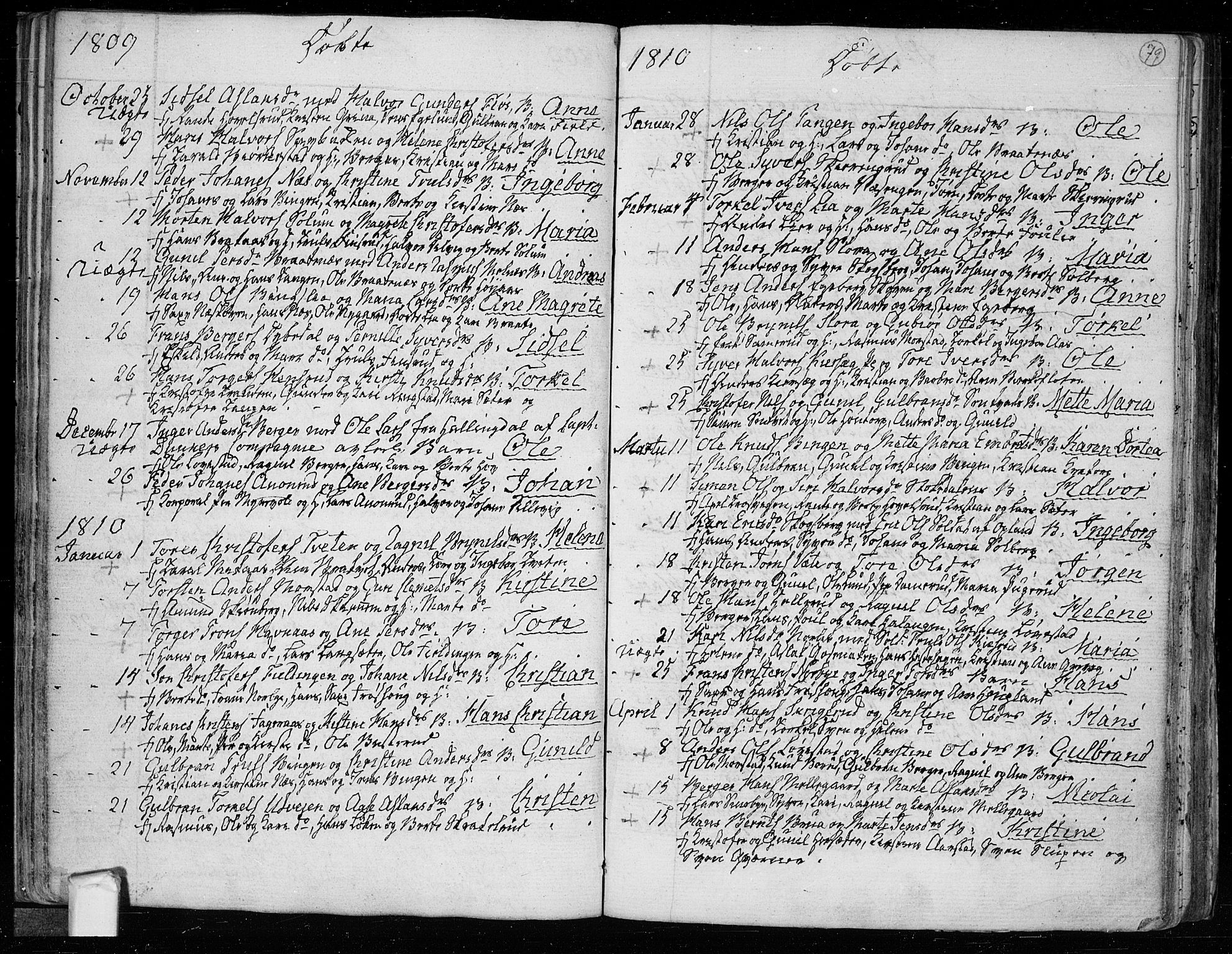 Trøgstad prestekontor Kirkebøker, AV/SAO-A-10925/F/Fa/L0005: Parish register (official) no. I 5, 1784-1814, p. 79