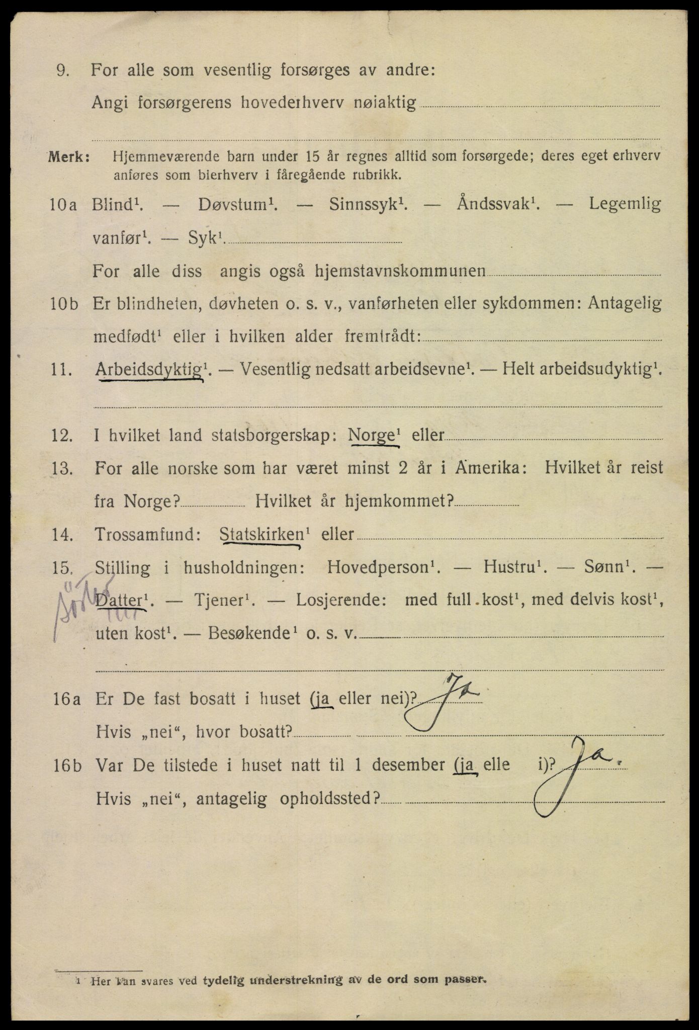 SAK, 1920 census for Mandal, 1920, p. 10338