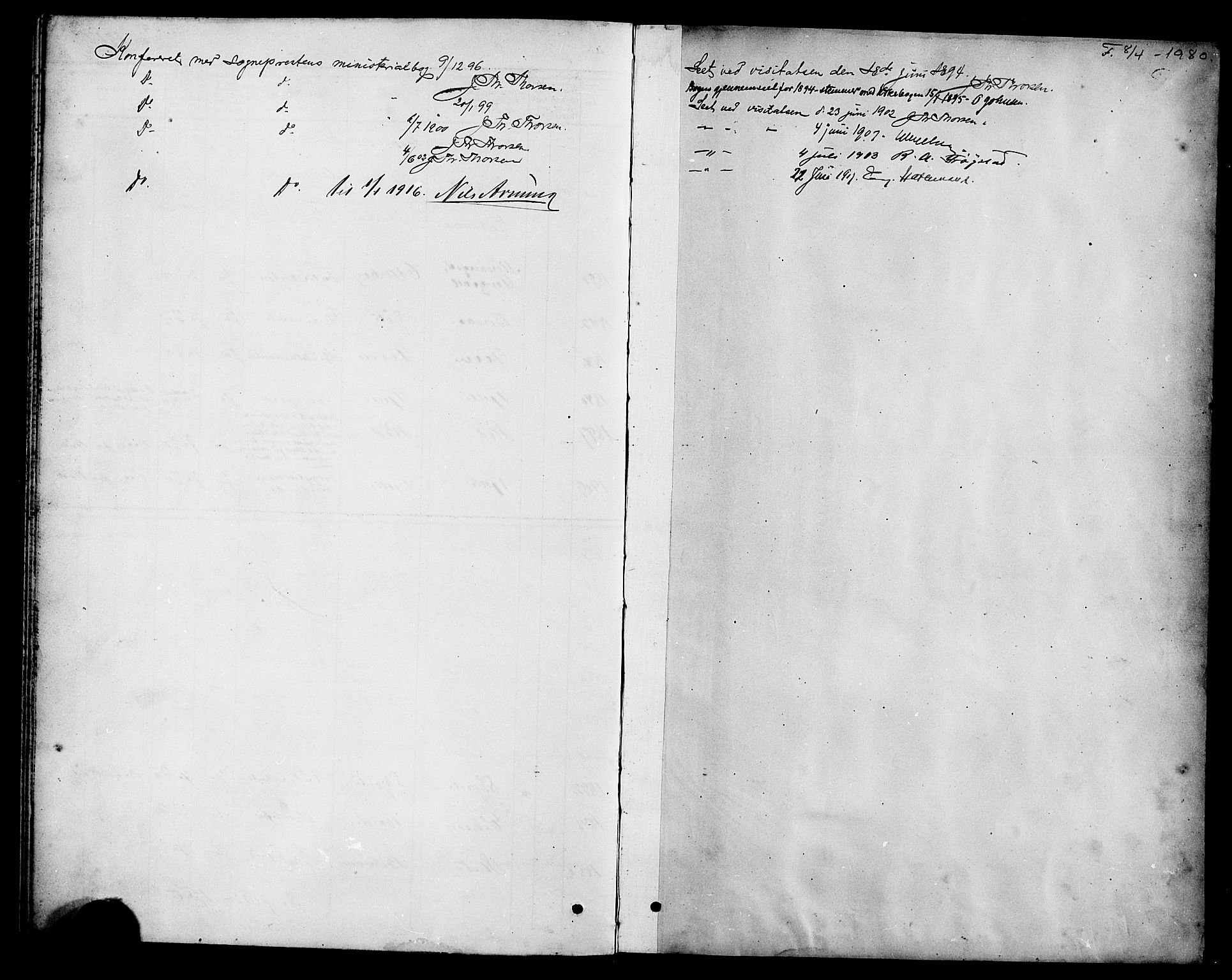 Ministerialprotokoller, klokkerbøker og fødselsregistre - Møre og Romsdal, SAT/A-1454/551/L0632: Parish register (copy) no. 551C04, 1894-1920
