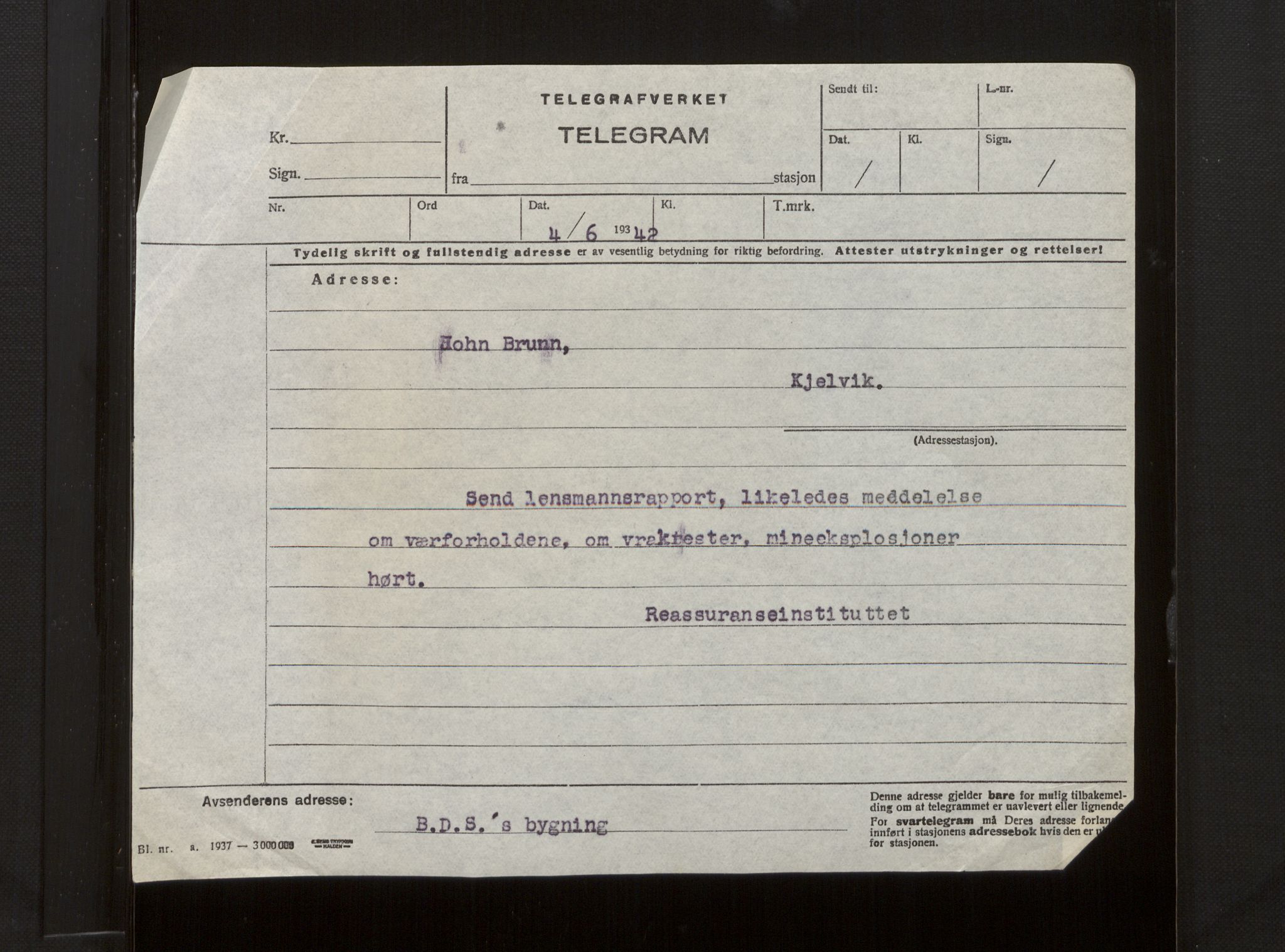 Fiskeridirektoratet - 1 Adm. ledelse - 13 Båtkontoret, AV/SAB-A-2003/La/L0008: Statens krigsforsikring for fiskeflåten, 1936-1971, p. 212