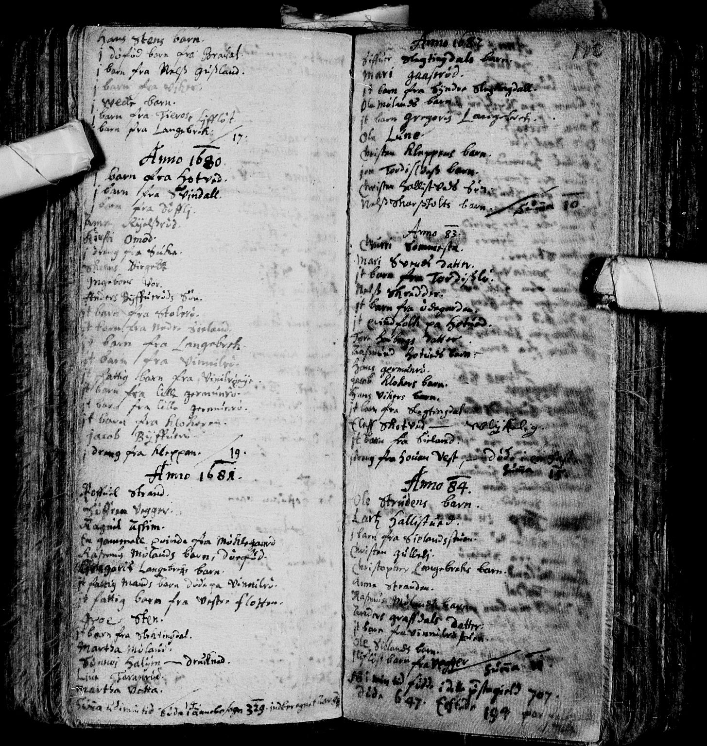 Andebu kirkebøker, SAKO/A-336/F/Fa/L0001: Parish register (official) no. 1 /1, 1623-1738, p. 112