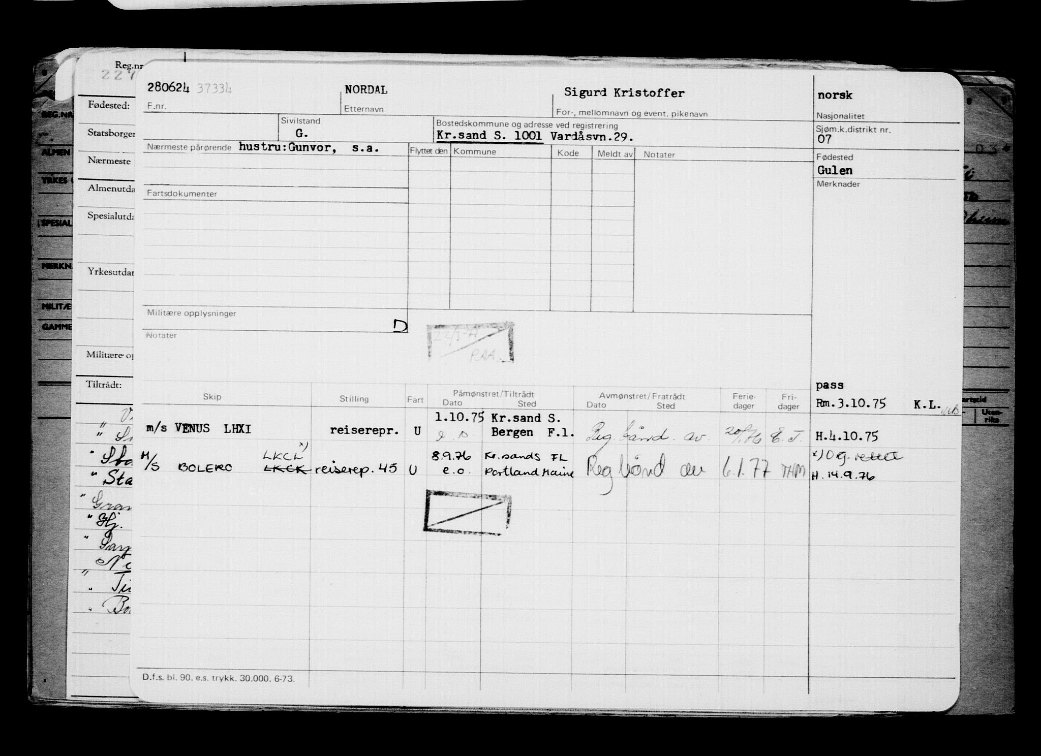 Direktoratet for sjømenn, AV/RA-S-3545/G/Gb/L0233: Hovedkort, 1924, p. 244