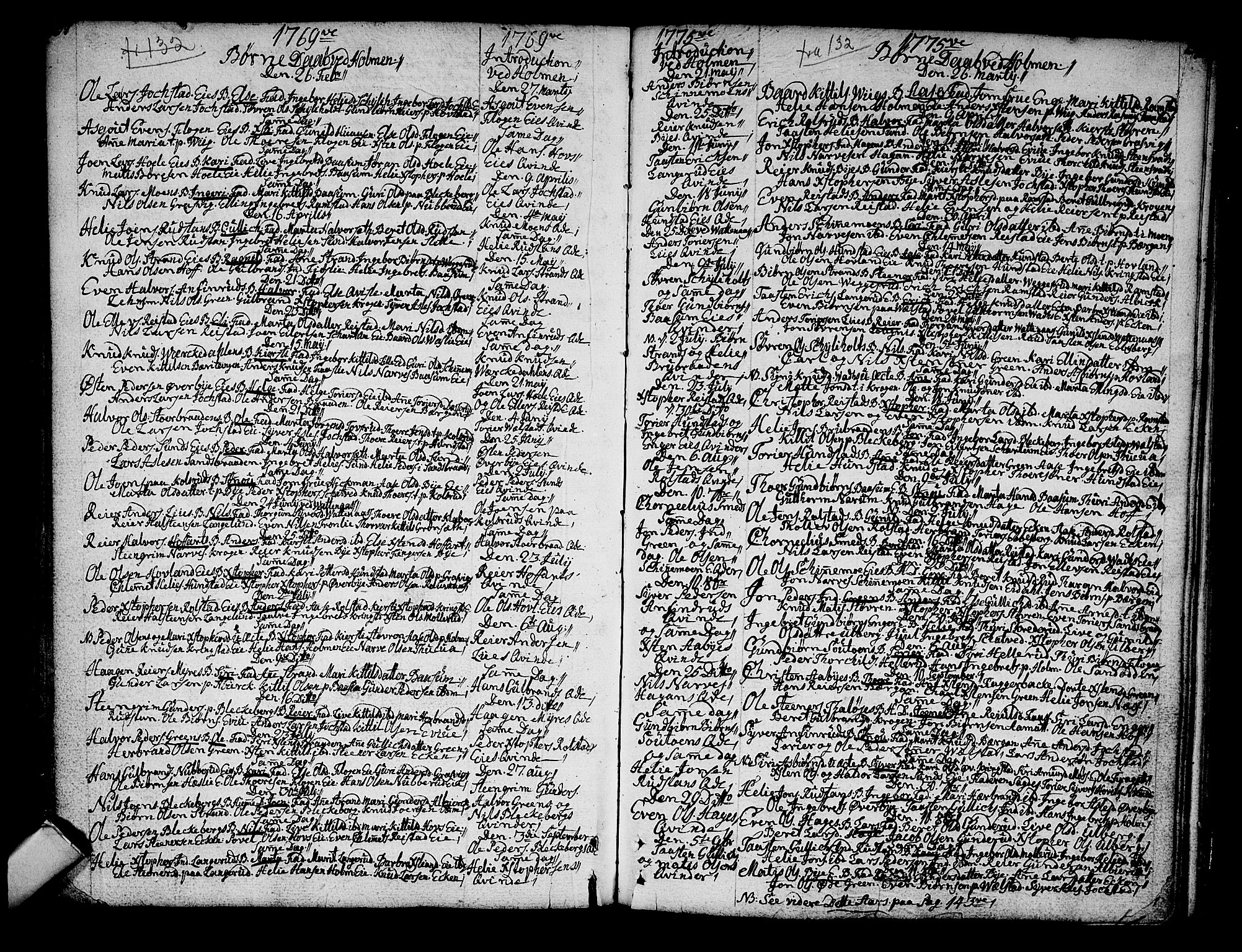 Sigdal kirkebøker, SAKO/A-245/F/Fa/L0001: Parish register (official) no. I 1, 1722-1777, p. 137-138