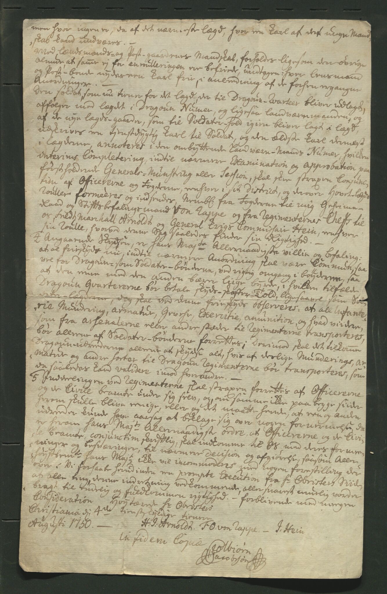 Åker i Vang, Hedmark, og familien Todderud, AV/SAH-ARK-010/J/Jc/L0001: Korrespondanse, 1706-1752, p. 188