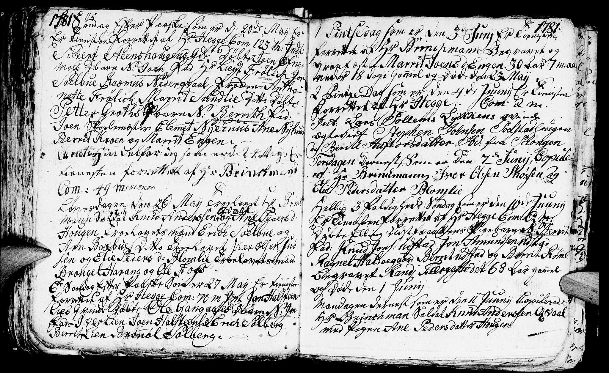 Ministerialprotokoller, klokkerbøker og fødselsregistre - Sør-Trøndelag, AV/SAT-A-1456/668/L0814: Parish register (copy) no. 668C03, 1766-1789