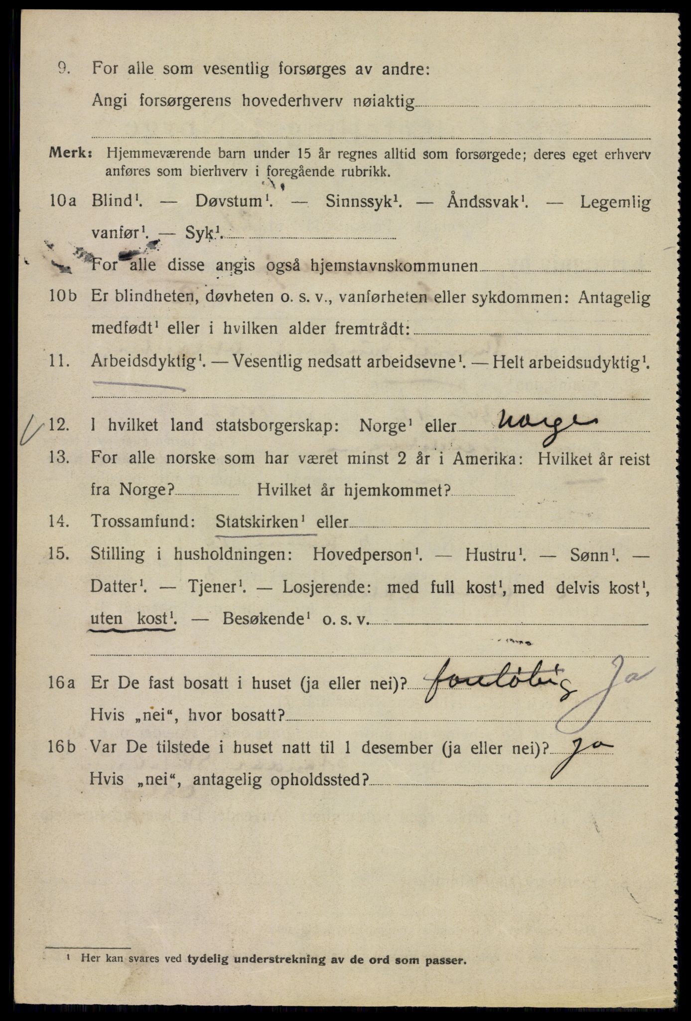 SAO, 1920 census for Kristiania, 1920, p. 201174