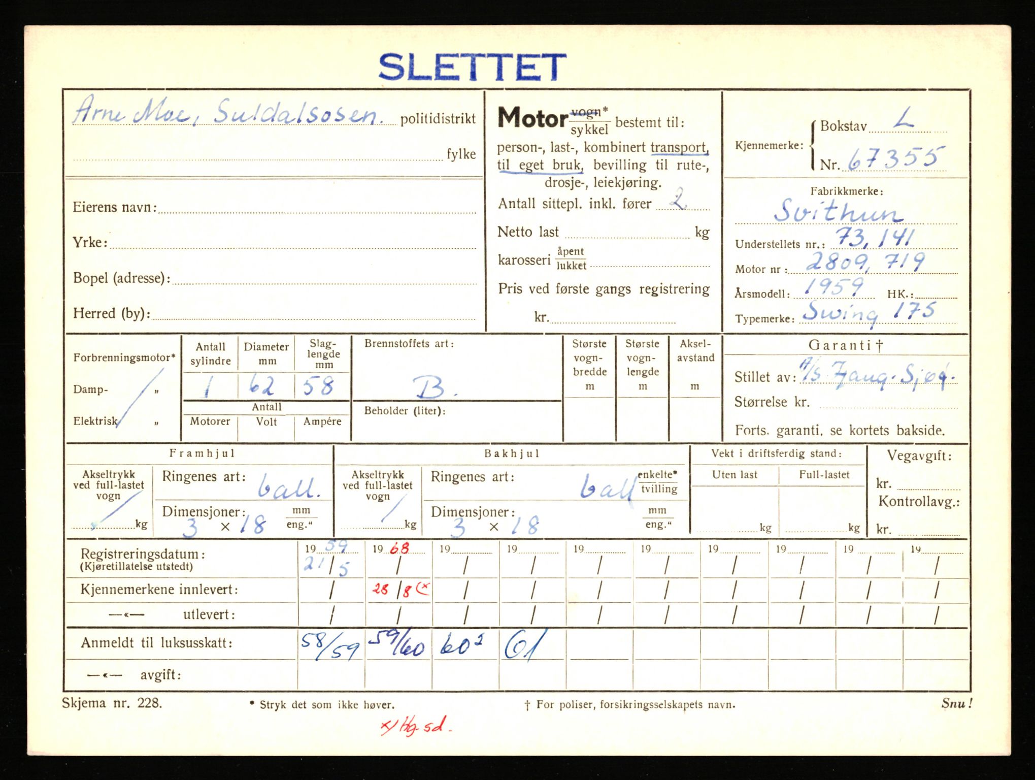 Stavanger trafikkstasjon, AV/SAST-A-101942/0/F/L0065: L-65400 - L-67649, 1930-1971, p. 1195