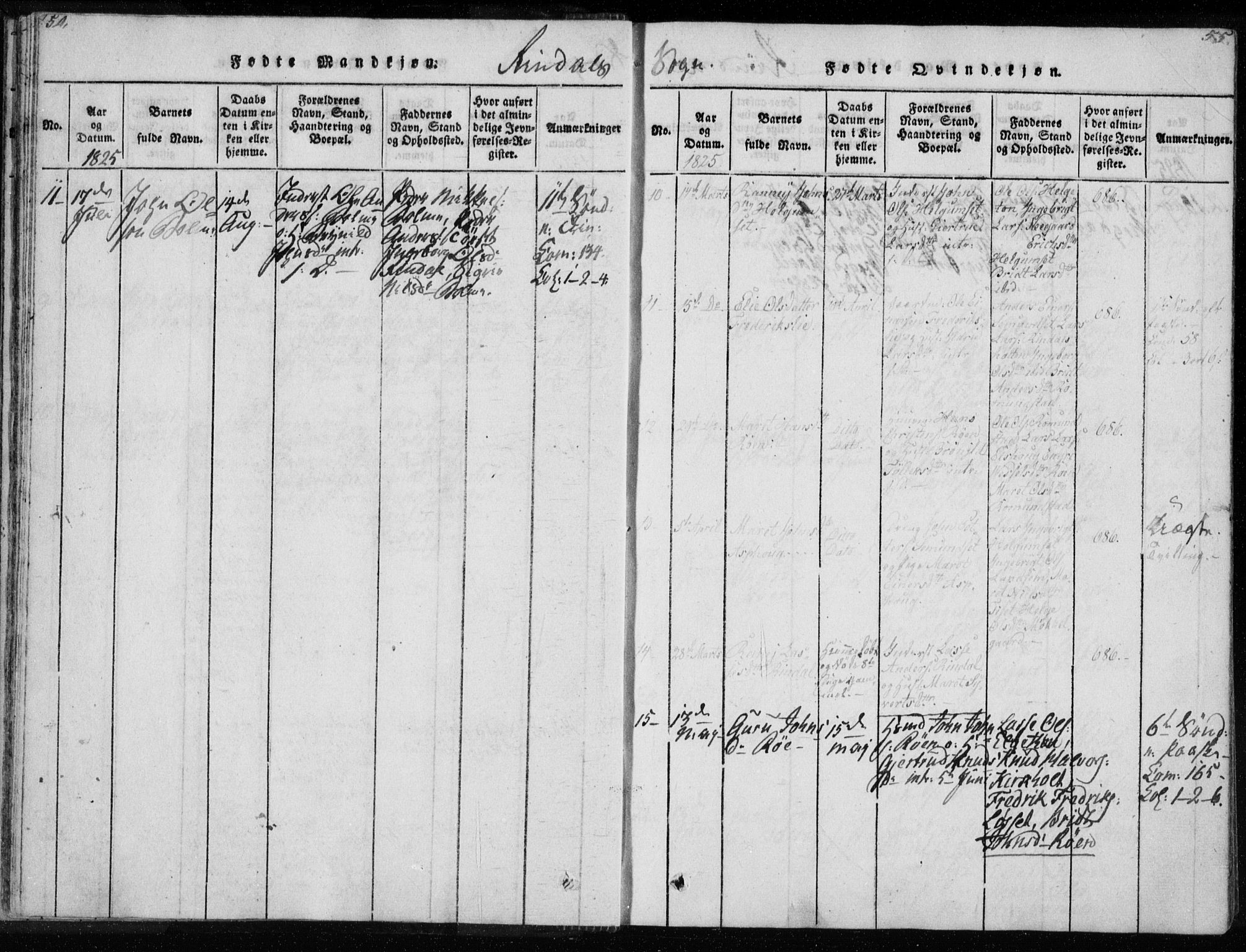 Ministerialprotokoller, klokkerbøker og fødselsregistre - Møre og Romsdal, SAT/A-1454/595/L1041: Parish register (official) no. 595A03, 1819-1829, p. 54-55
