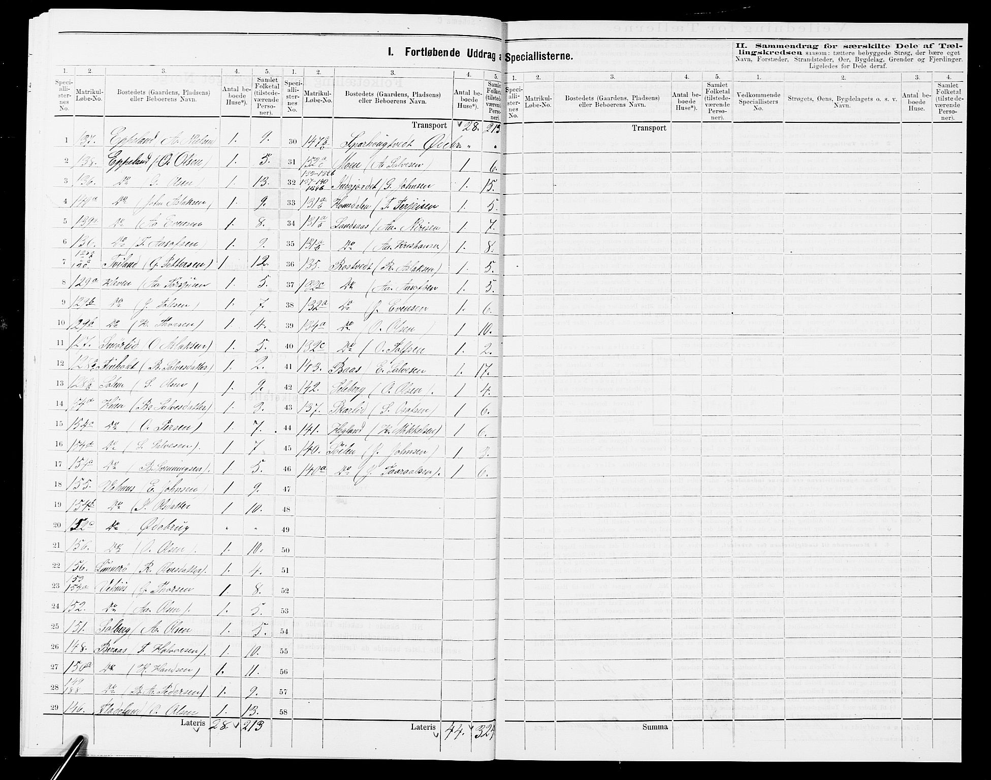 SAK, 1875 census for 0929P Åmli, 1875, p. 33