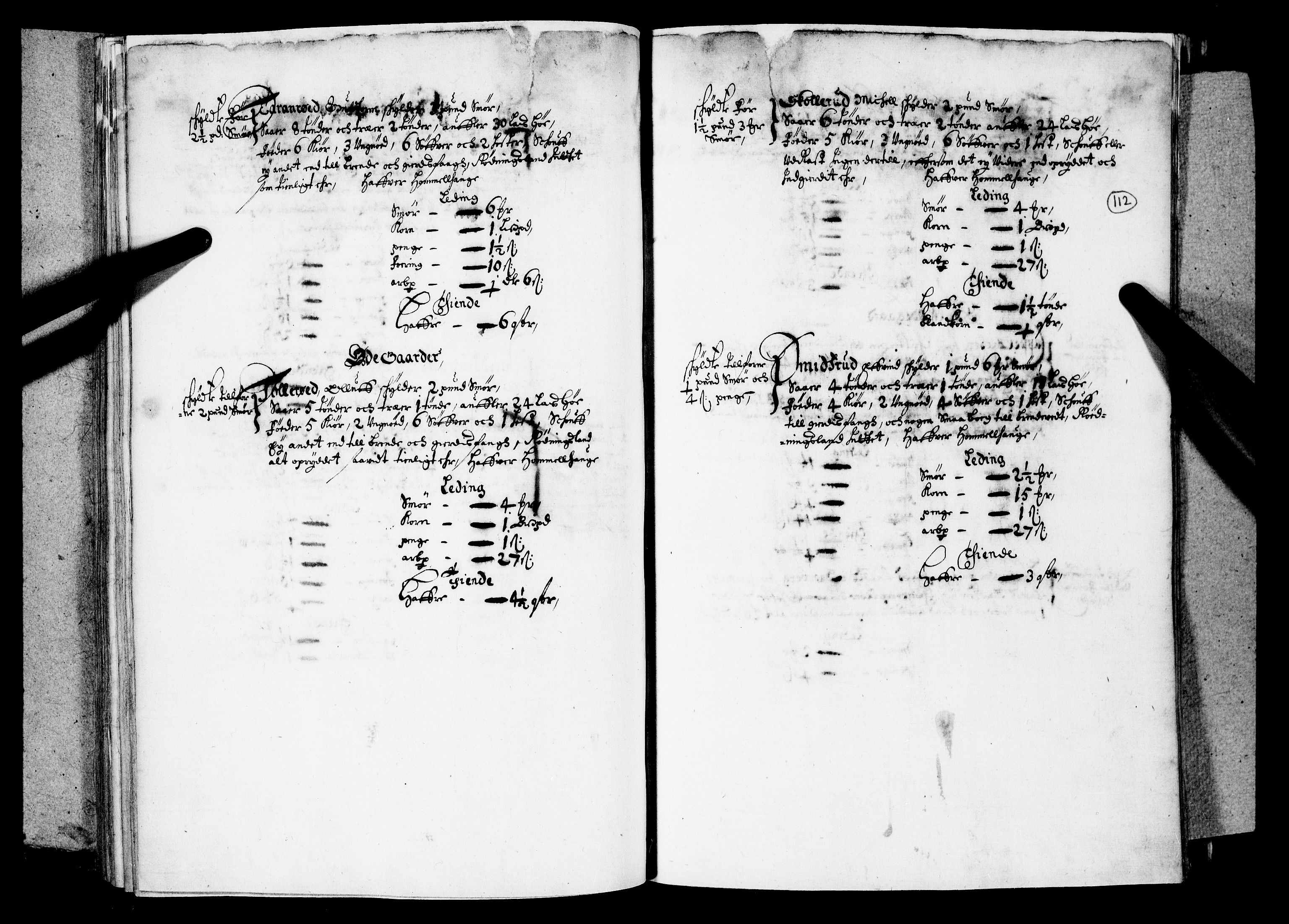 Rentekammeret inntil 1814, Realistisk ordnet avdeling, AV/RA-EA-4070/N/Nb/Nba/L0019: Tønsberg len, 1. del, 1668, p. 111b-112a