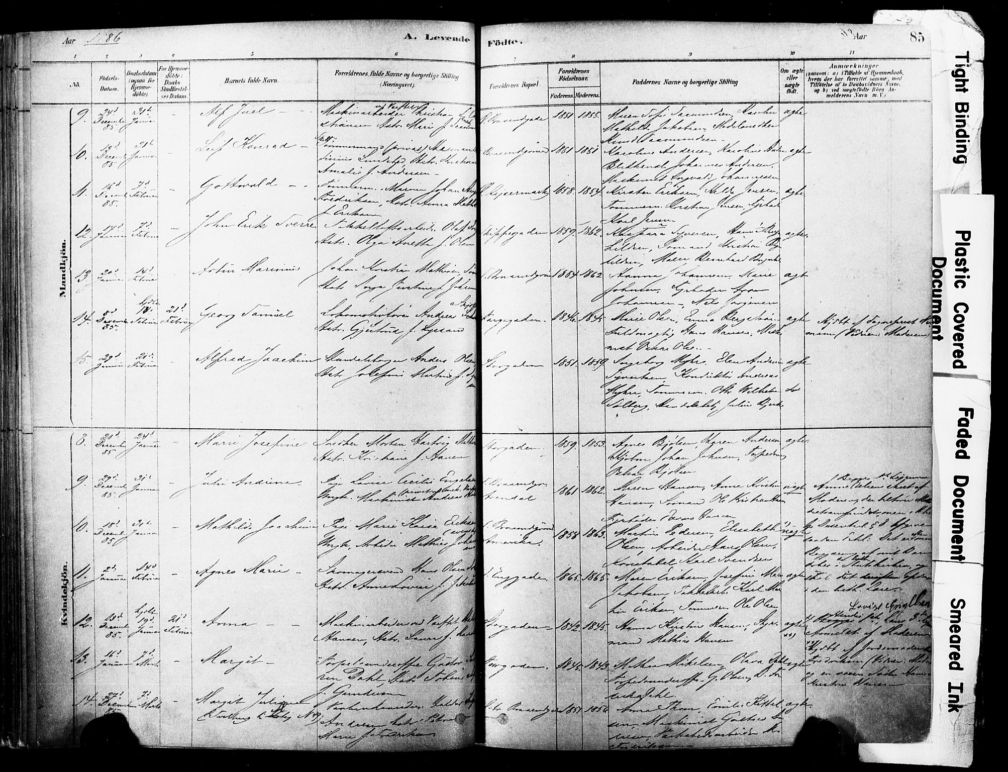 Horten kirkebøker, AV/SAKO-A-348/F/Fa/L0003: Parish register (official) no. 3, 1878-1887, p. 85