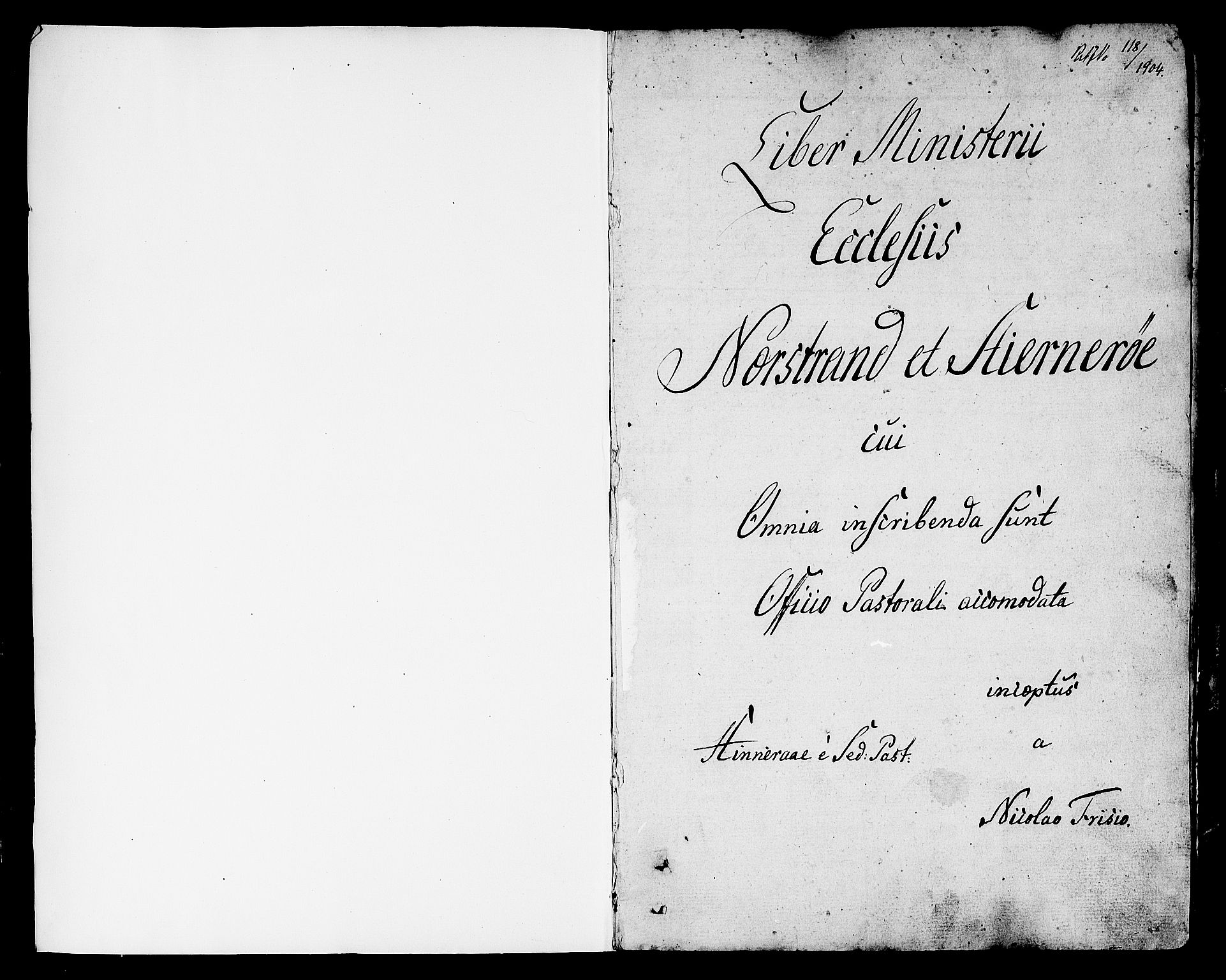 Nedstrand sokneprestkontor, SAST/A-101841/01/IV: Parish register (official) no. A 5, 1795-1816