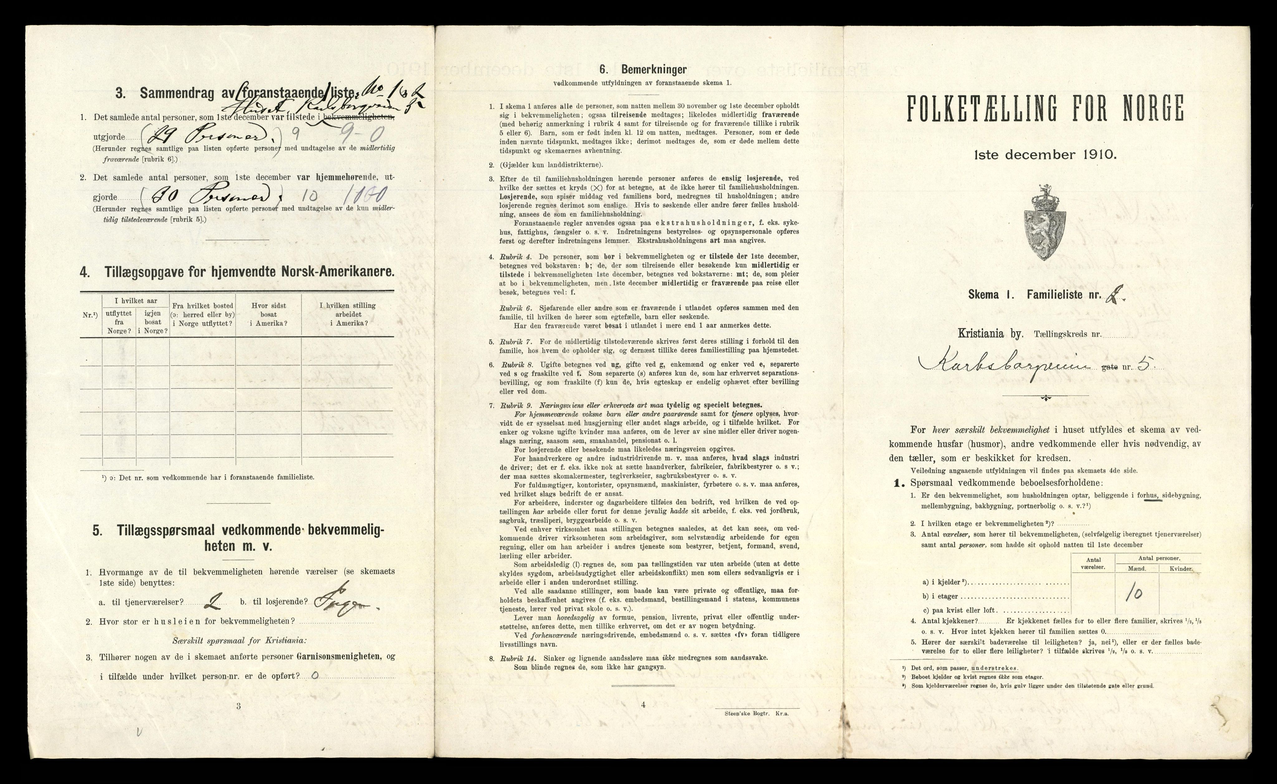 RA, 1910 census for Kristiania, 1910, p. 47749