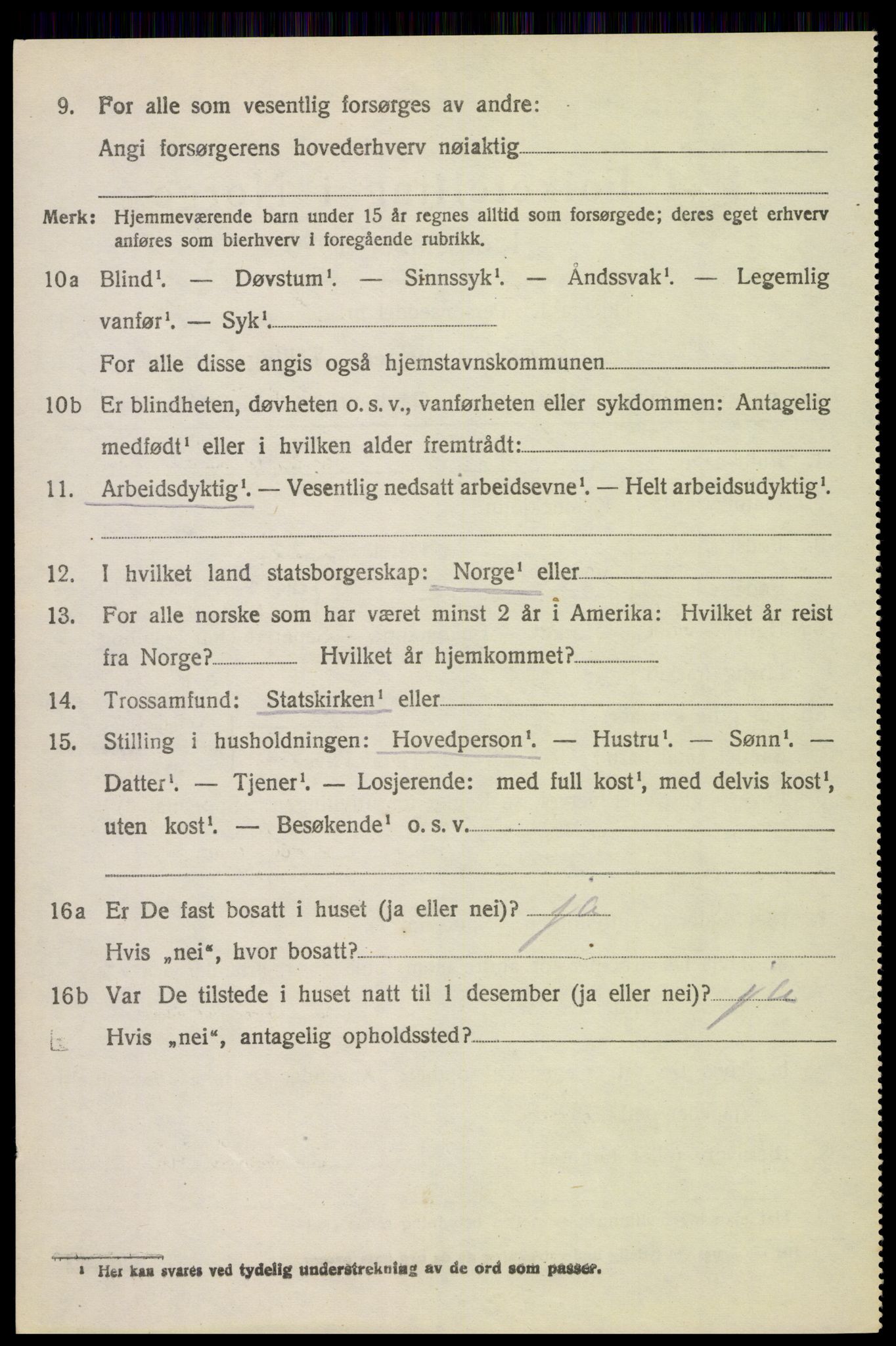 SAH, 1920 census for Stange, 1920, p. 19744