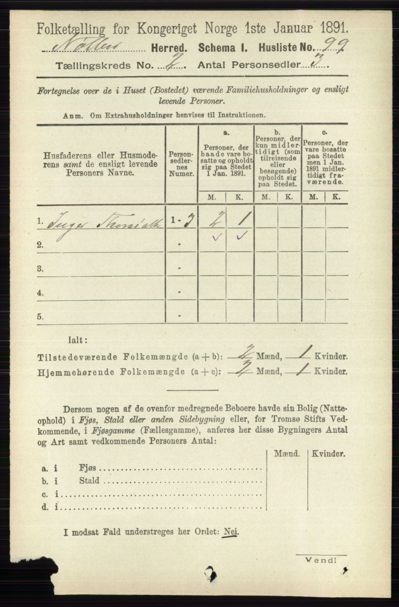 RA, 1891 census for 0722 Nøtterøy, 1891, p. 838