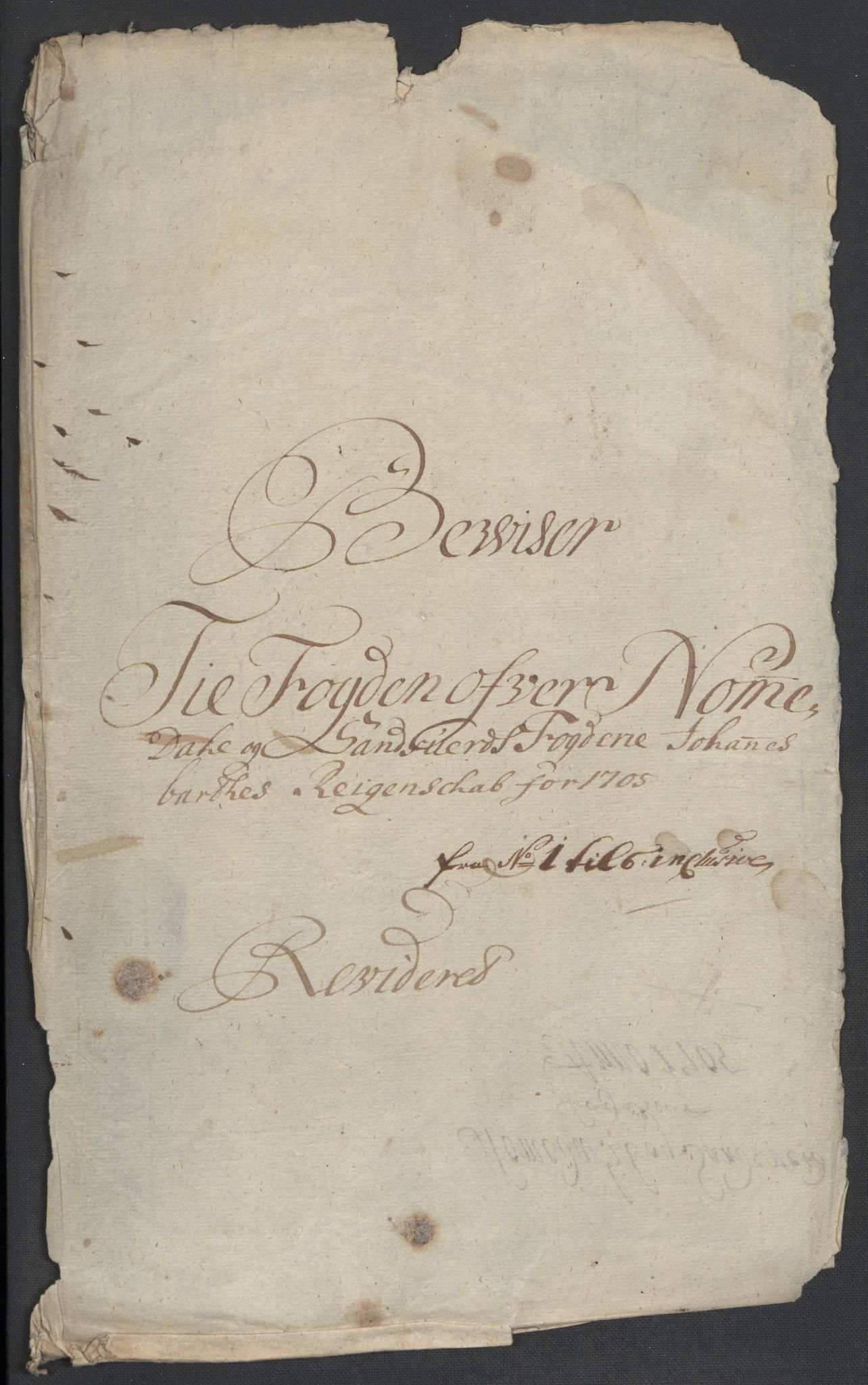 Rentekammeret inntil 1814, Reviderte regnskaper, Fogderegnskap, AV/RA-EA-4092/R24/L1583: Fogderegnskap Numedal og Sandsvær, 1705-1706, p. 12