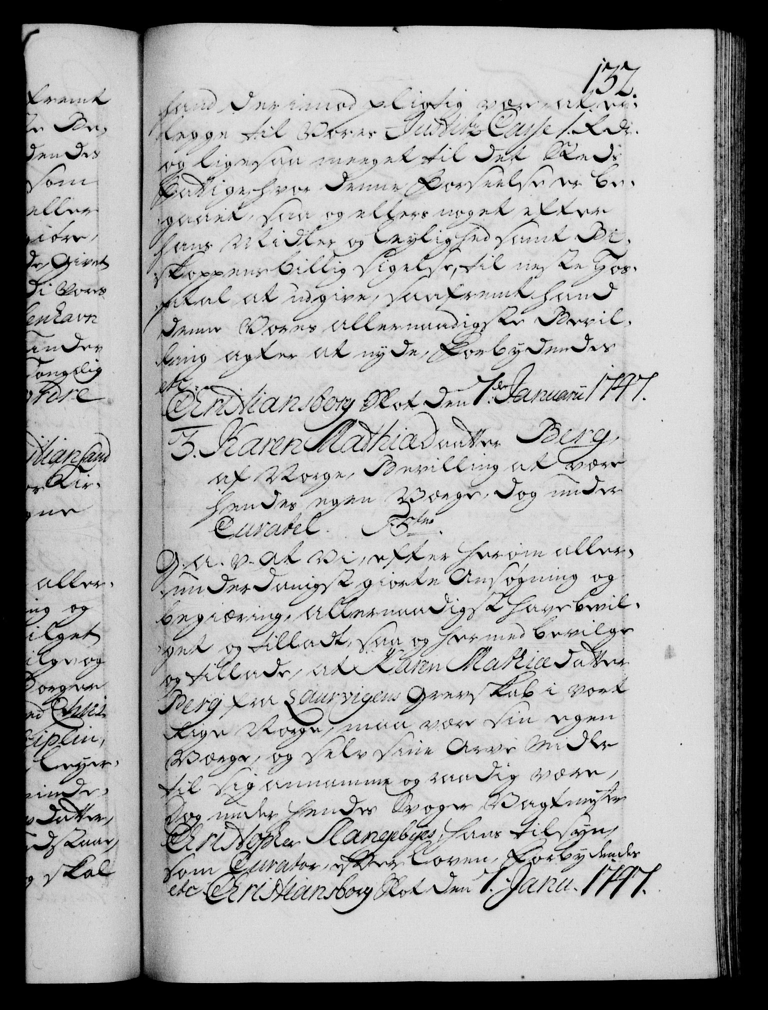 Danske Kanselli 1572-1799, AV/RA-EA-3023/F/Fc/Fca/Fcaa/L0035: Norske registre, 1746-1748, p. 132a