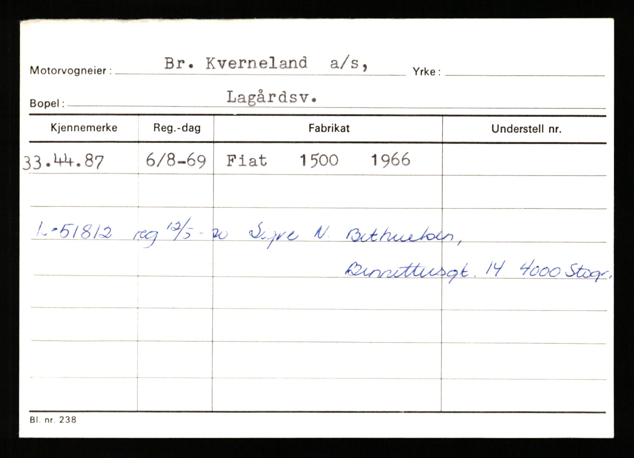 Stavanger trafikkstasjon, SAST/A-101942/0/G/L0011: Registreringsnummer: 240000 - 363477, 1930-1971, p. 2565