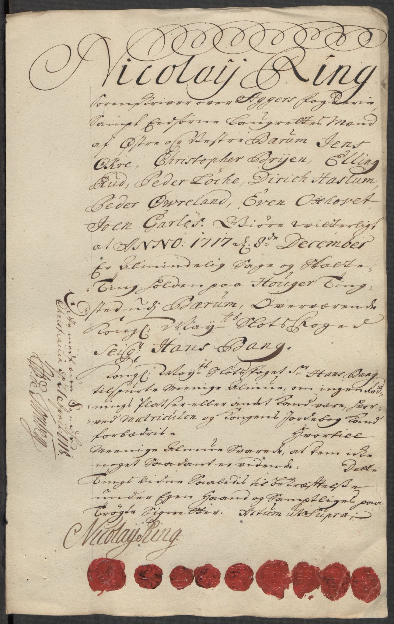 Rentekammeret inntil 1814, Reviderte regnskaper, Fogderegnskap, AV/RA-EA-4092/R10/L0455: Fogderegnskap Aker og Follo, 1717, p. 119