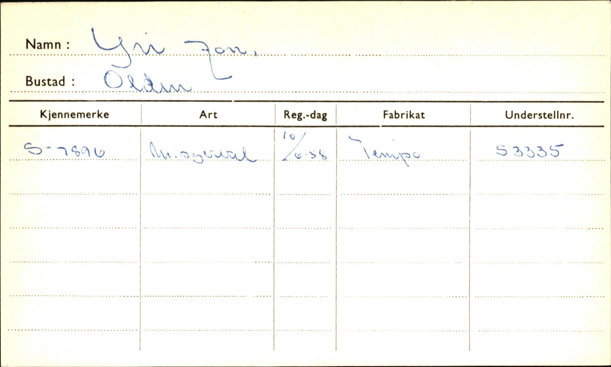 Statens vegvesen, Sogn og Fjordane vegkontor, AV/SAB-A-5301/4/F/L0002: Eigarregister Fjordane til 1.6.1961, 1930-1961, p. 620