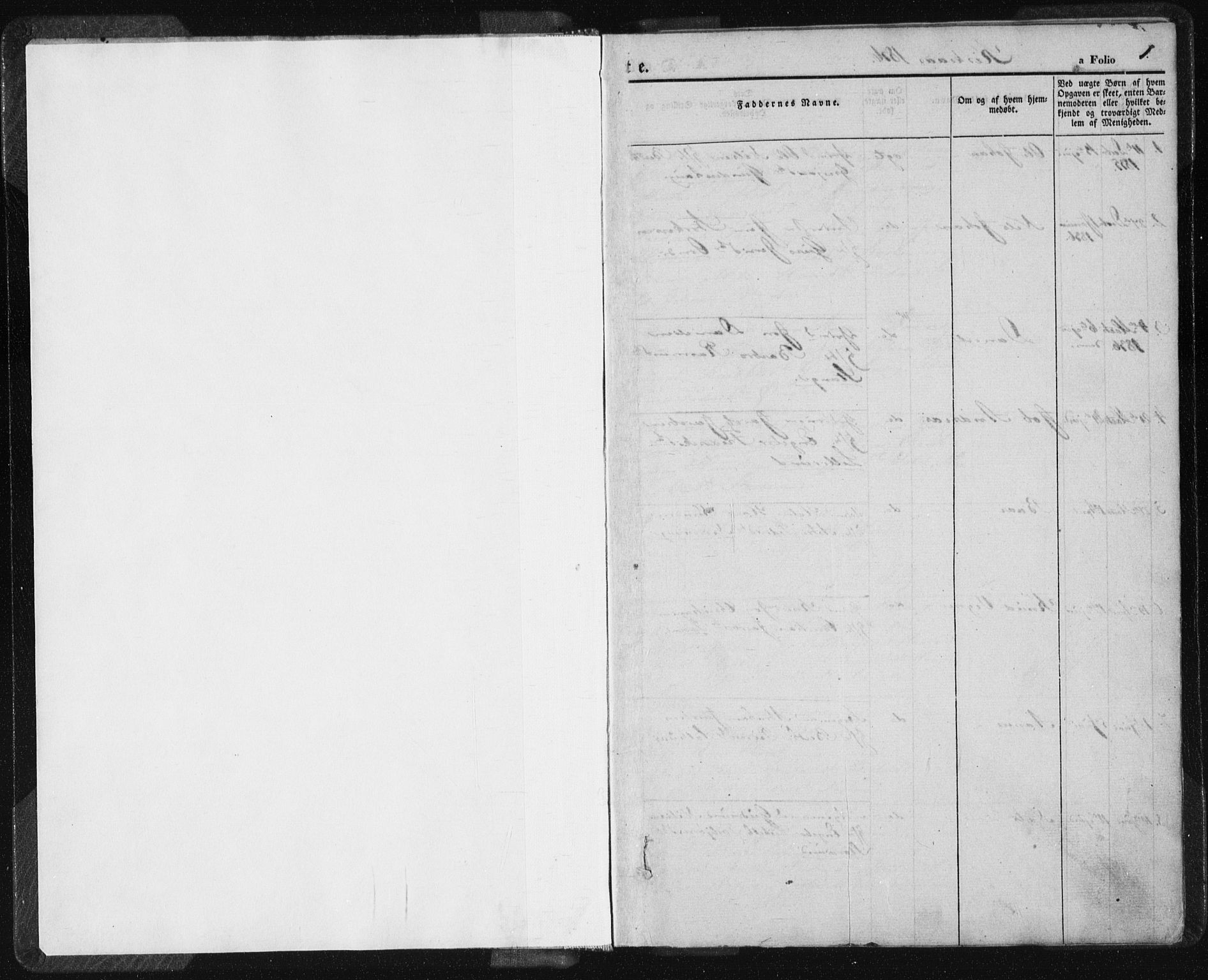 Torvastad sokneprestkontor, AV/SAST-A -101857/H/Ha/Haa/L0005: Parish register (official) no. A 5, 1836-1847, p. 1