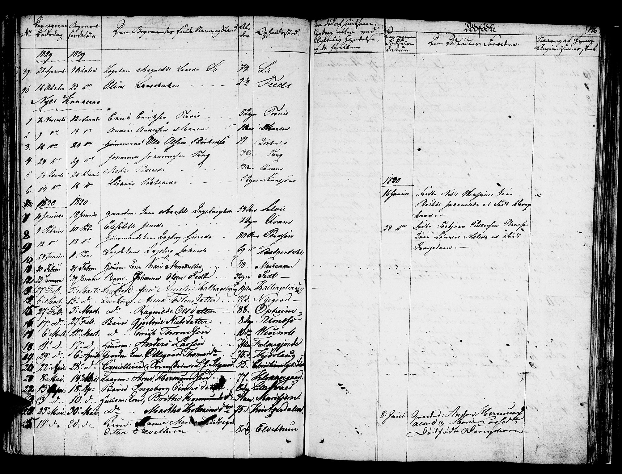 Hafslo sokneprestembete, SAB/A-80301/H/Haa/Haaa/L0004: Parish register (official) no. A 4, 1821-1834, p. 146