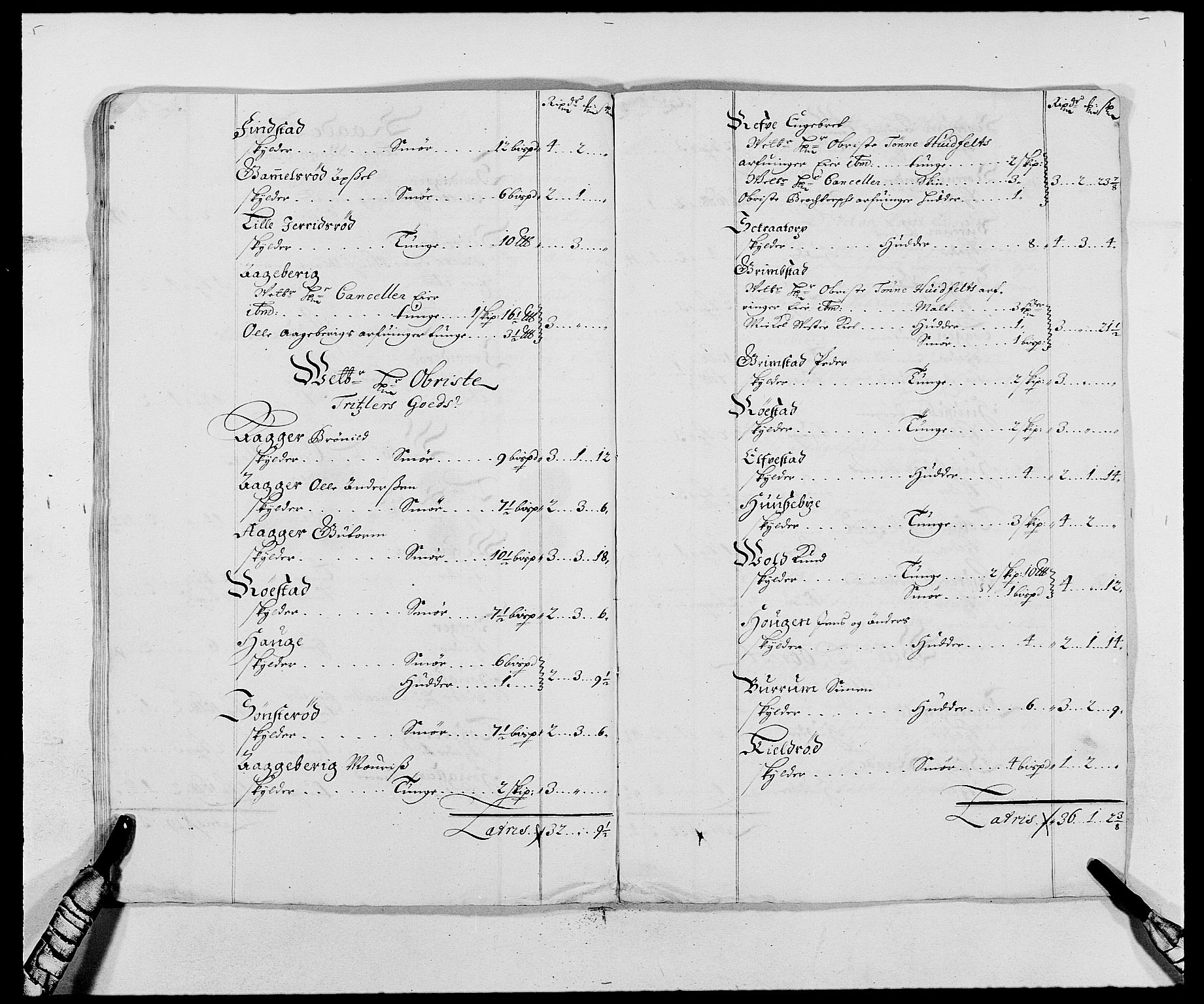 Rentekammeret inntil 1814, Reviderte regnskaper, Fogderegnskap, AV/RA-EA-4092/R02/L0105: Fogderegnskap Moss og Verne kloster, 1685-1687, p. 374