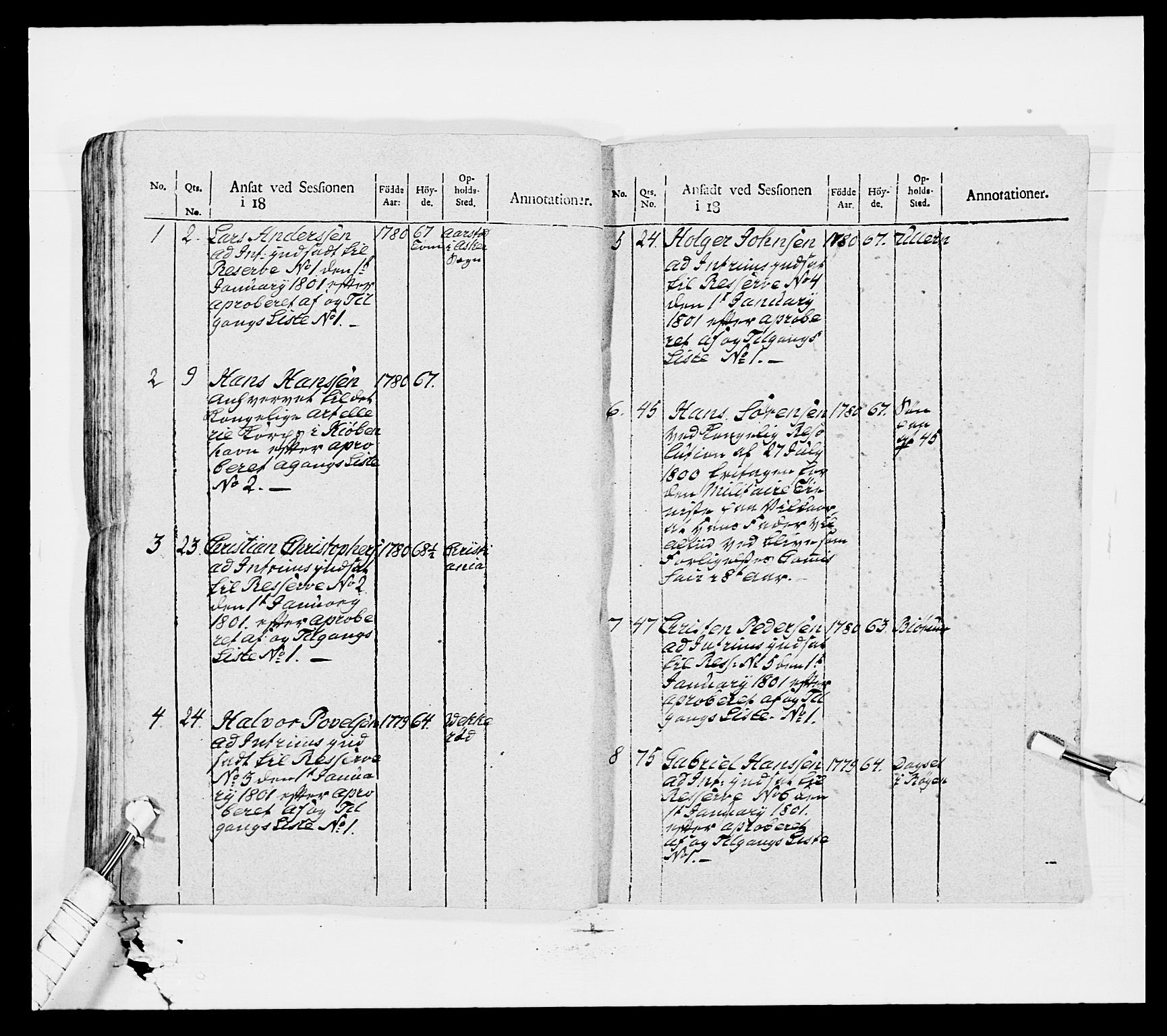 Generalitets- og kommissariatskollegiet, Det kongelige norske kommissariatskollegium, AV/RA-EA-5420/E/Eh/L0007: Akershusiske dragonregiment, 1800-1804, p. 563