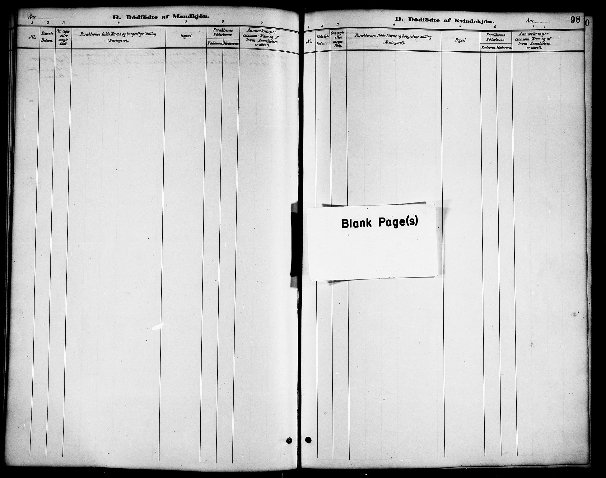 Ministerialprotokoller, klokkerbøker og fødselsregistre - Nordland, SAT/A-1459/819/L0277: Parish register (copy) no. 819C03, 1888-1917, p. 98