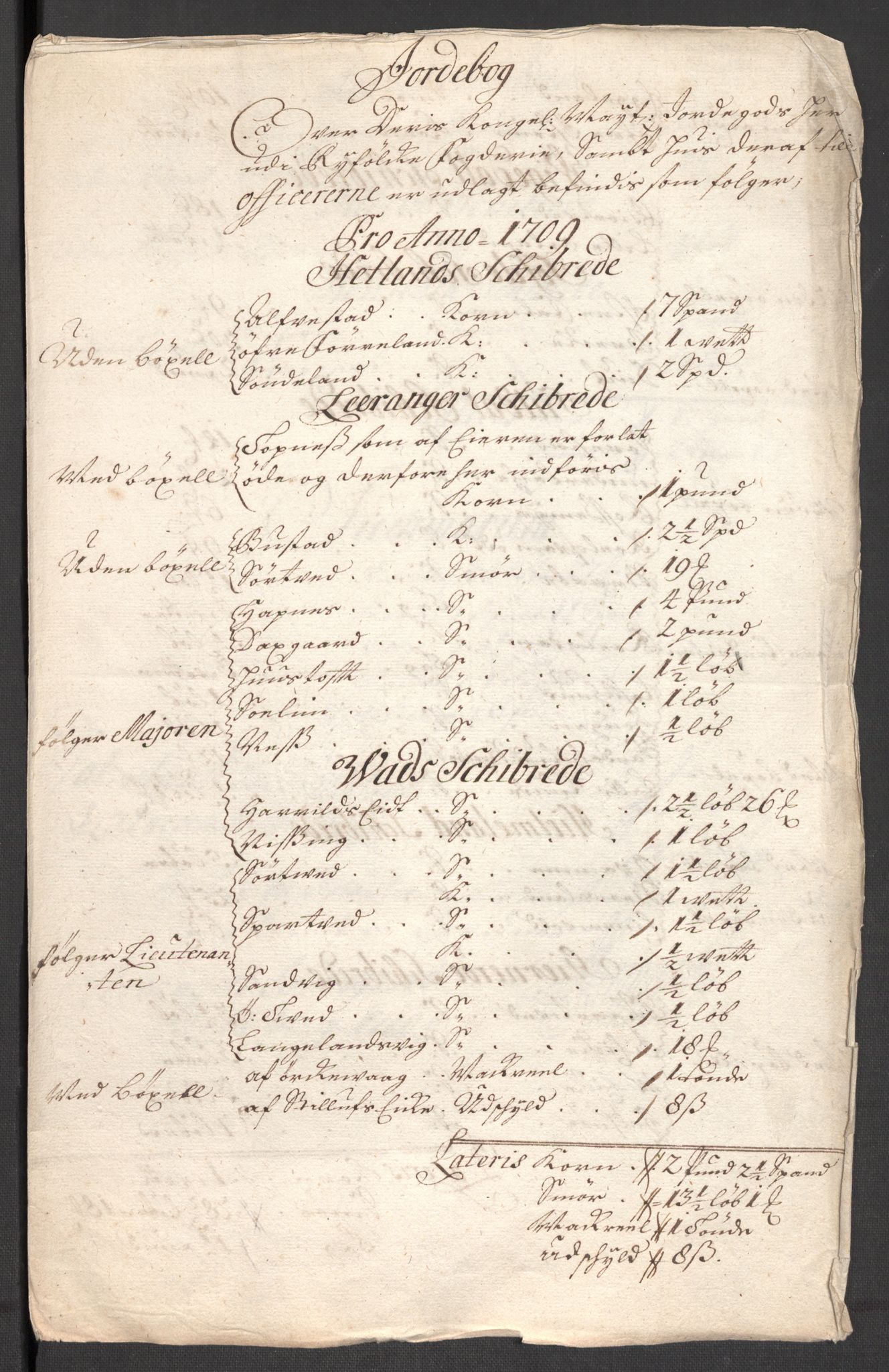 Rentekammeret inntil 1814, Reviderte regnskaper, Fogderegnskap, RA/EA-4092/R47/L2861: Fogderegnskap Ryfylke, 1706-1709, p. 377