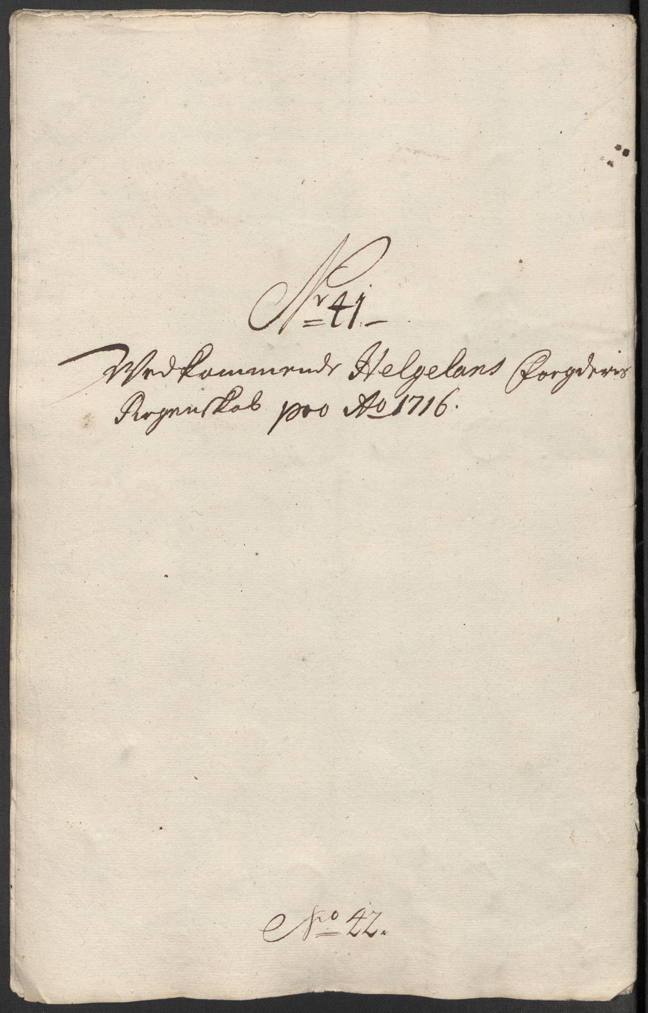 Rentekammeret inntil 1814, Reviderte regnskaper, Fogderegnskap, AV/RA-EA-4092/R65/L4514: Fogderegnskap Helgeland, 1716, p. 290