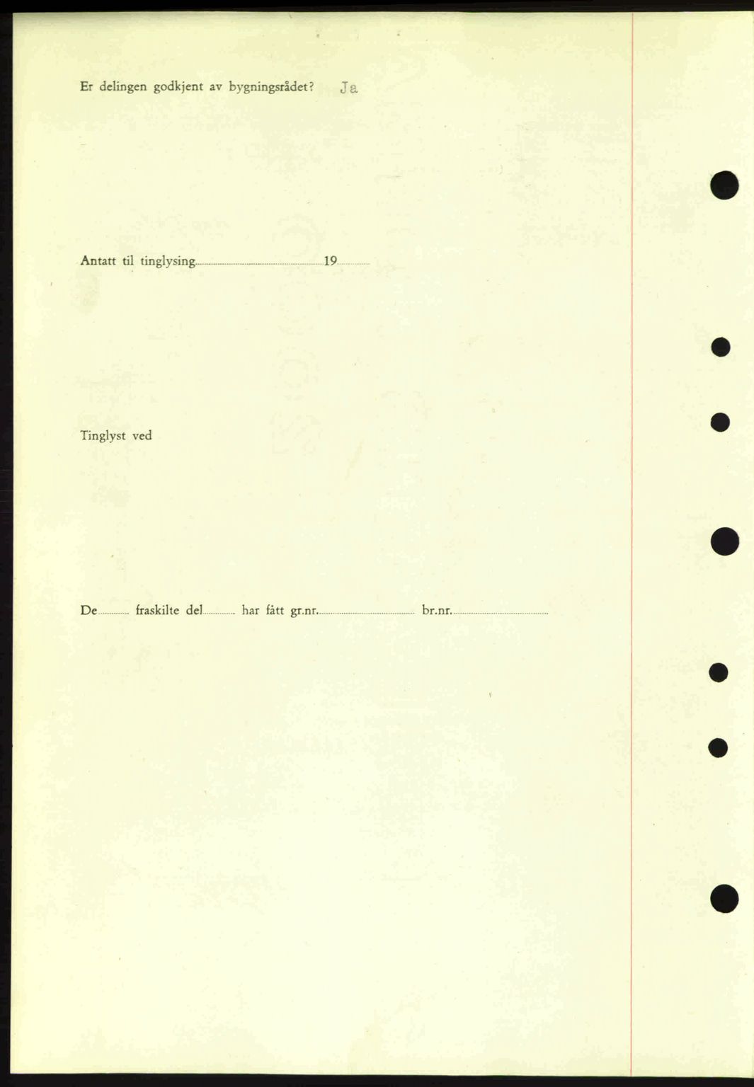 Moss sorenskriveri, SAO/A-10168: Mortgage book no. A9, 1941-1942, Diary no: : 2509/1941
