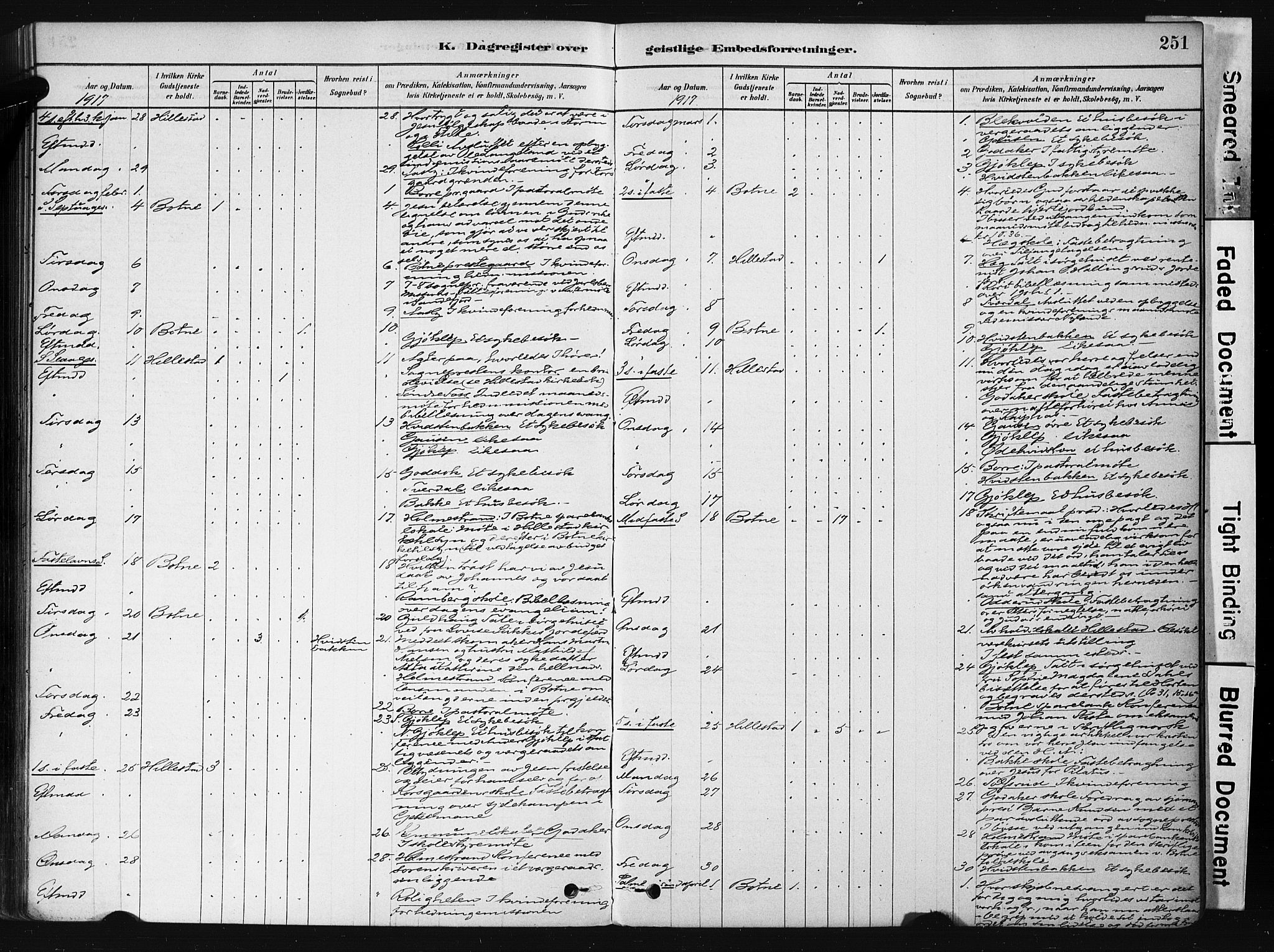 Botne kirkebøker, AV/SAKO-A-340/F/Fb/L0001: Parish register (official) no. II 1, 1878-1902, p. 251